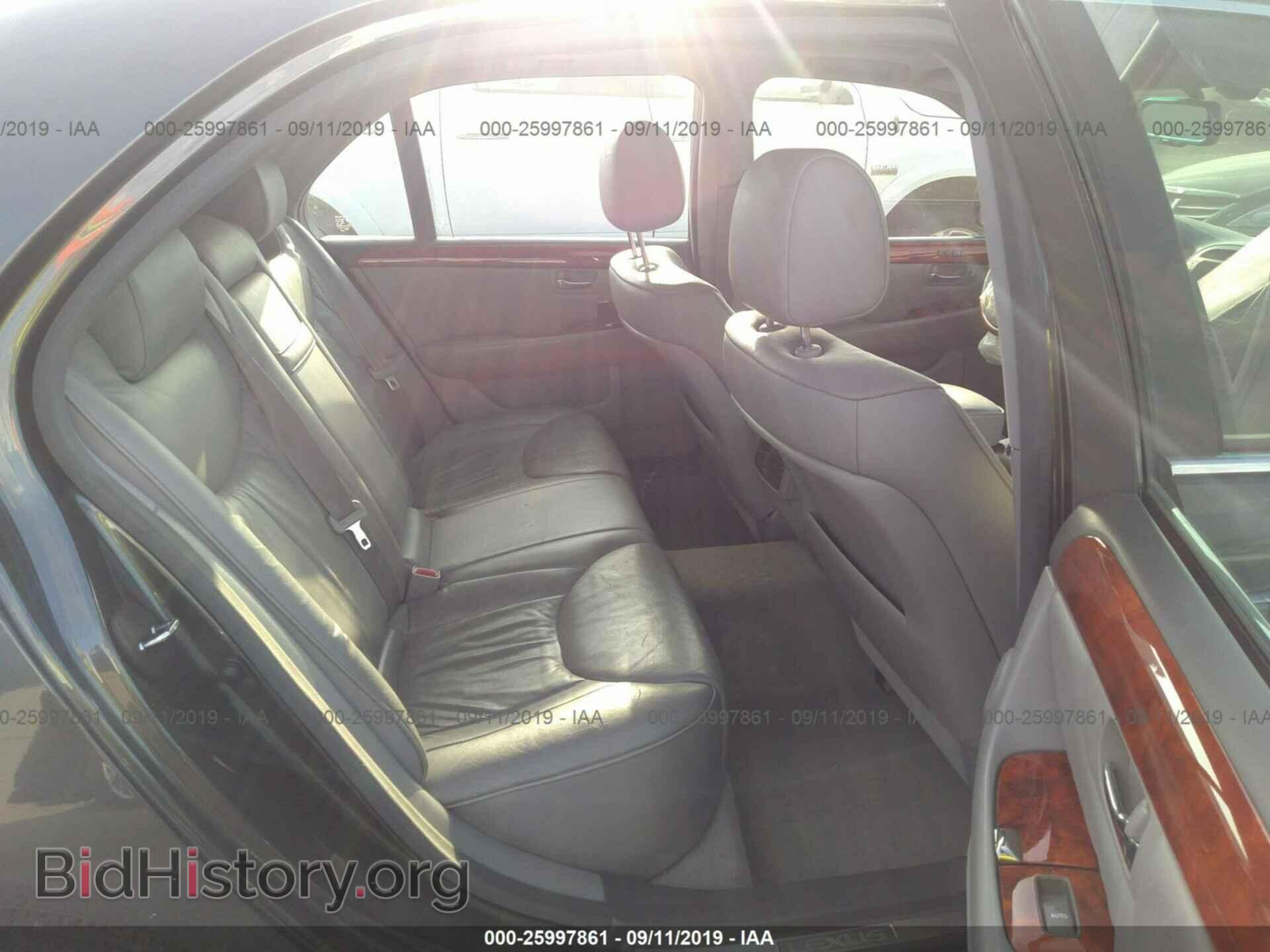 2004 LEXUS LS - VIN: JTHBN36F140162036 - Фото 8