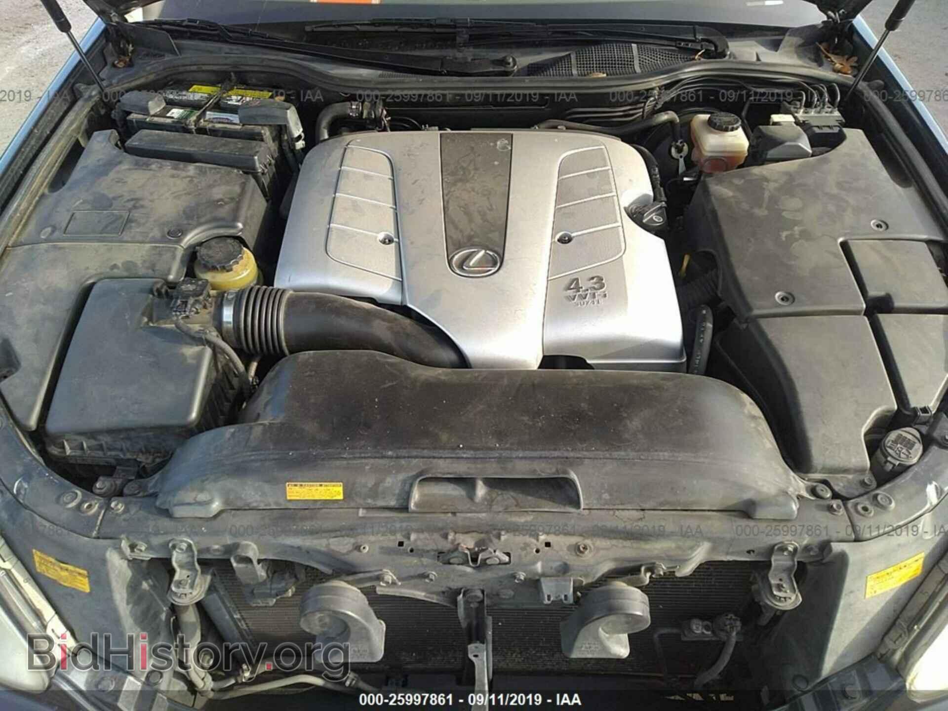 2004 LEXUS LS - VIN: JTHBN36F140162036 - Фото 10
