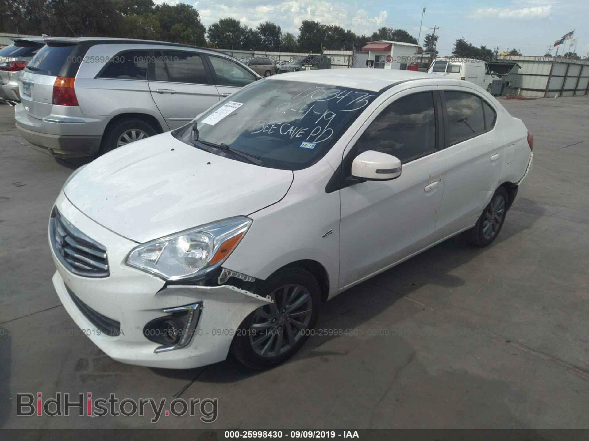 2017 MITSUBISHI MIRAGE - VIN: ML32F4FJ3HHF09453 - Фото 2