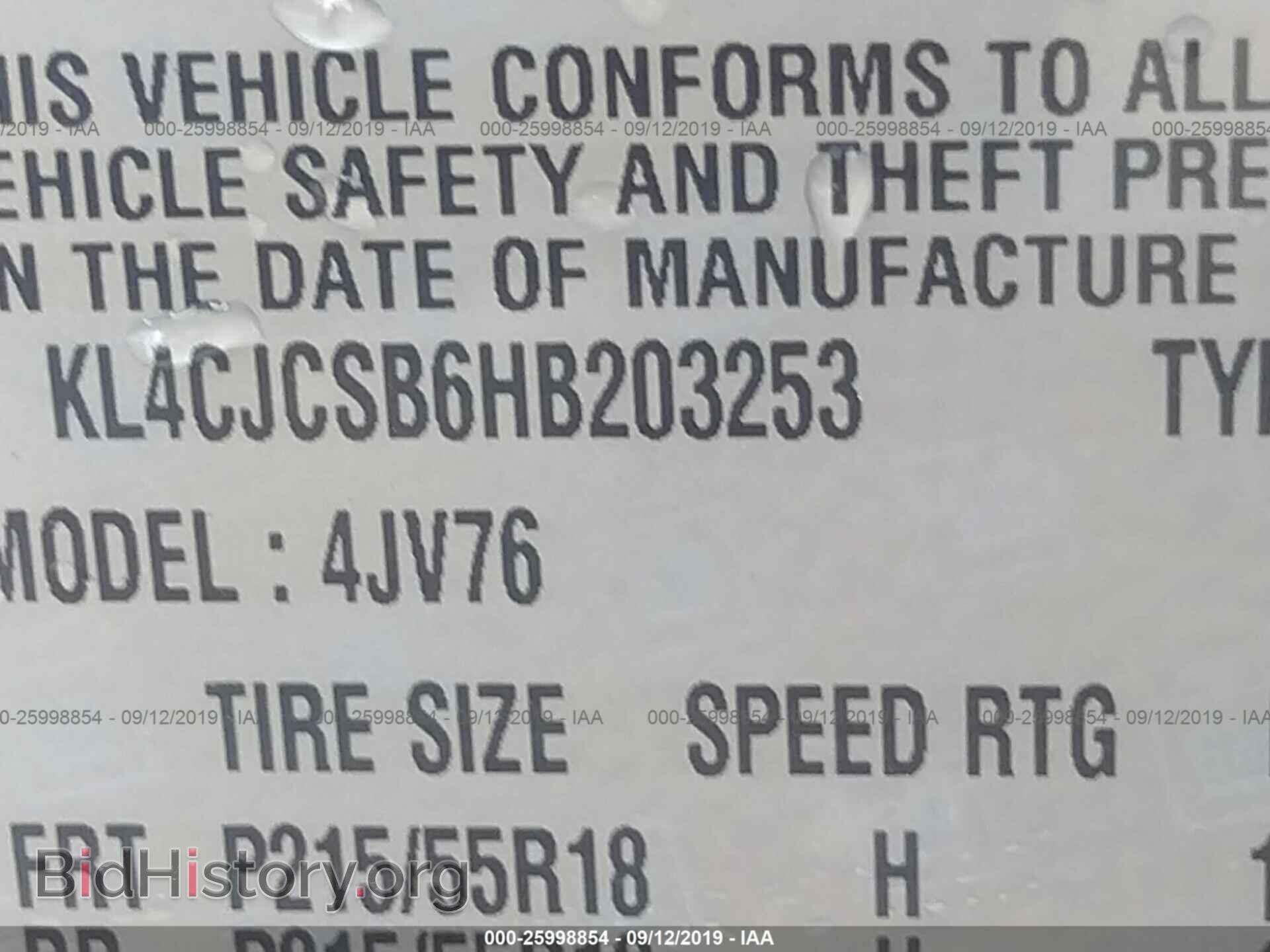 2017 BUICK ENCORE - VIN: KL4CJCSB6HB203253 - Photo 9