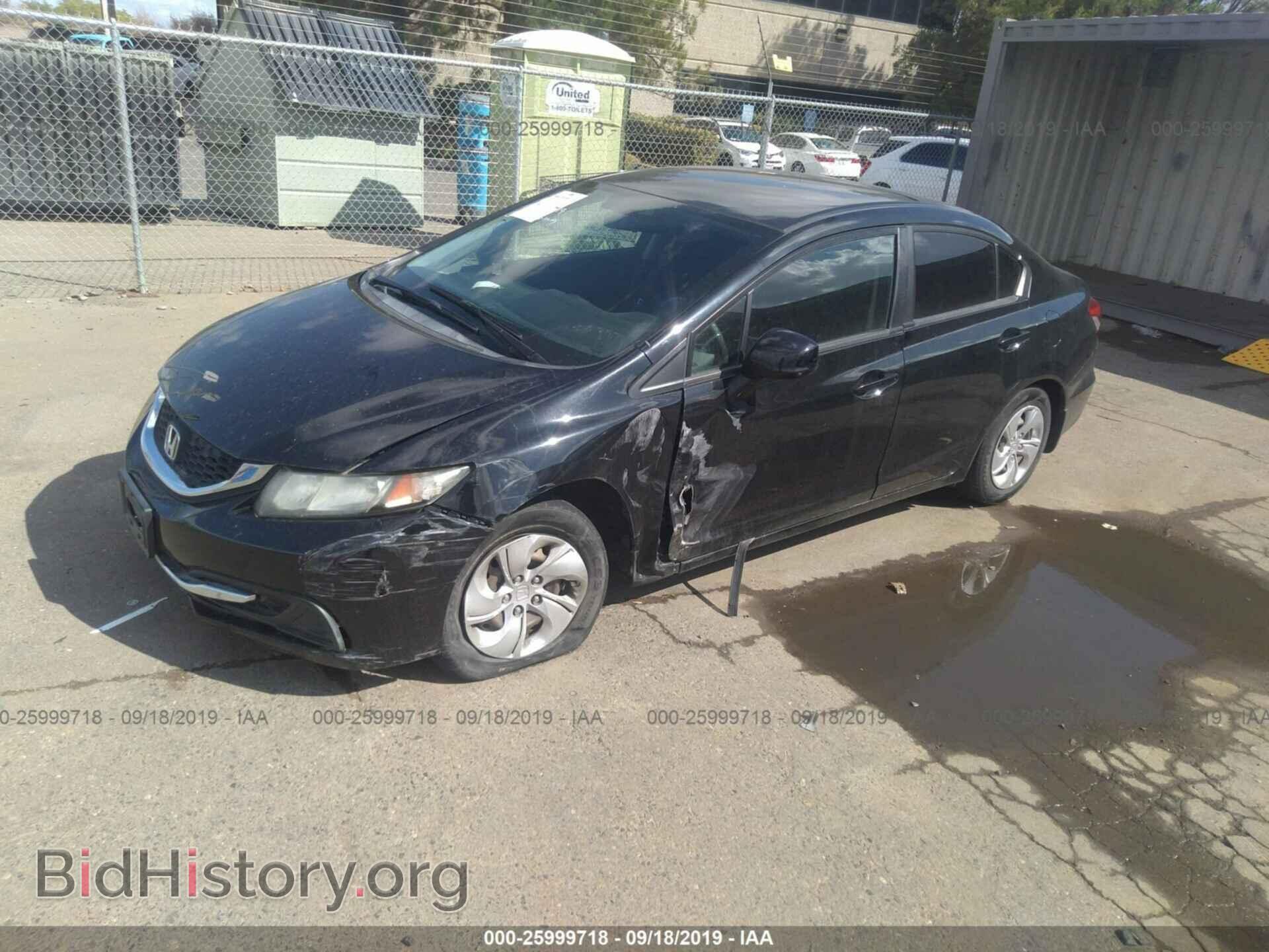 2013 HONDA CIVIC - VIN: 2HGFB2F58DH560256 - Фото 2