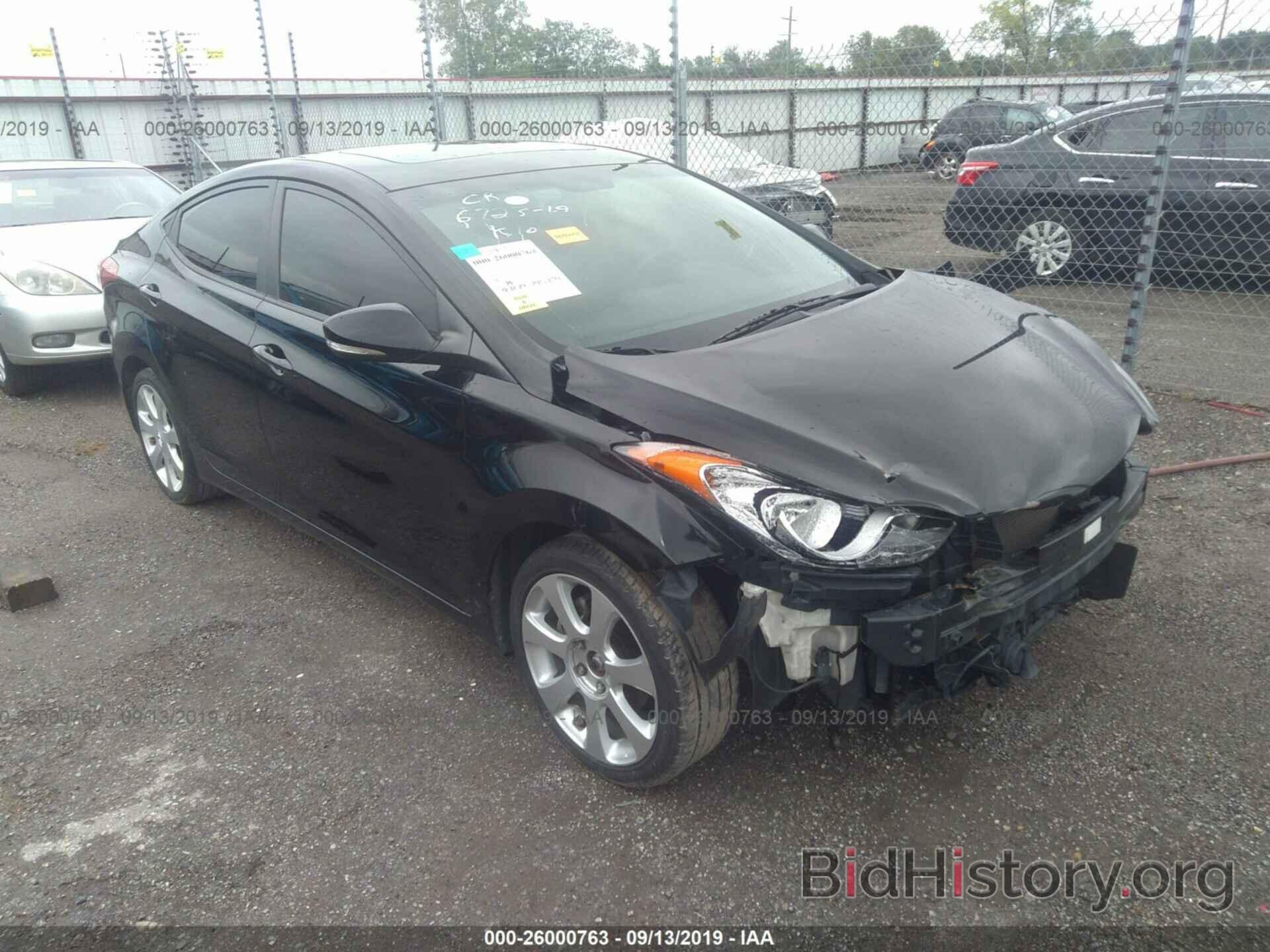 Photo KMHDH4AE0CU187065 - HYUNDAI ELANTRA 2012