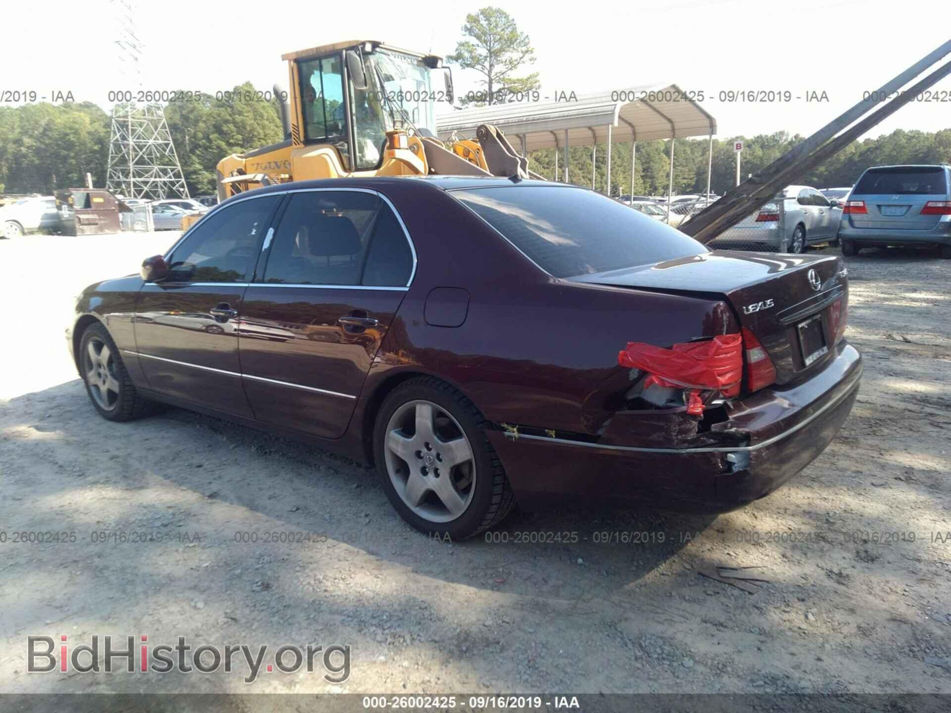 2005 LEXUS LS - VIN: JTHBN36F155012464 - Photo 3