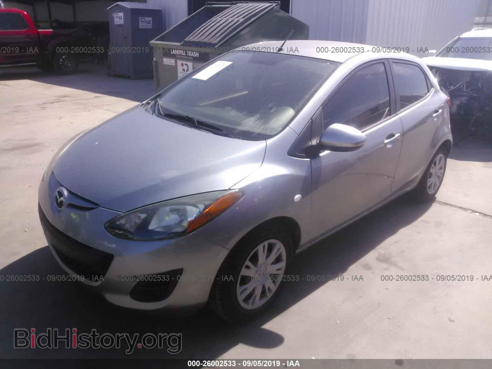 2014 MAZDA MAZDA2 - VIN: JM1DE1KY1E0187431 - Фото 2