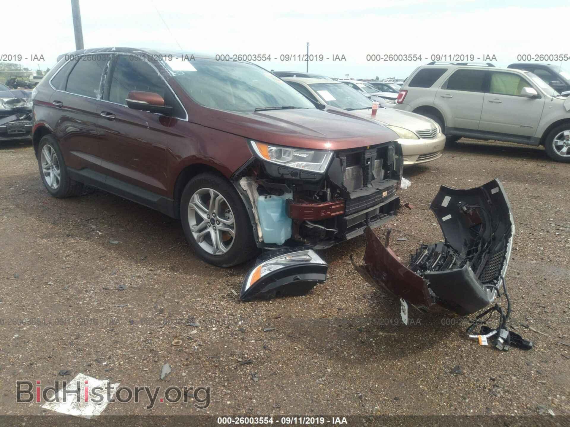Фотография 2FMTK3K83FBC23440 - FORD EDGE 2015
