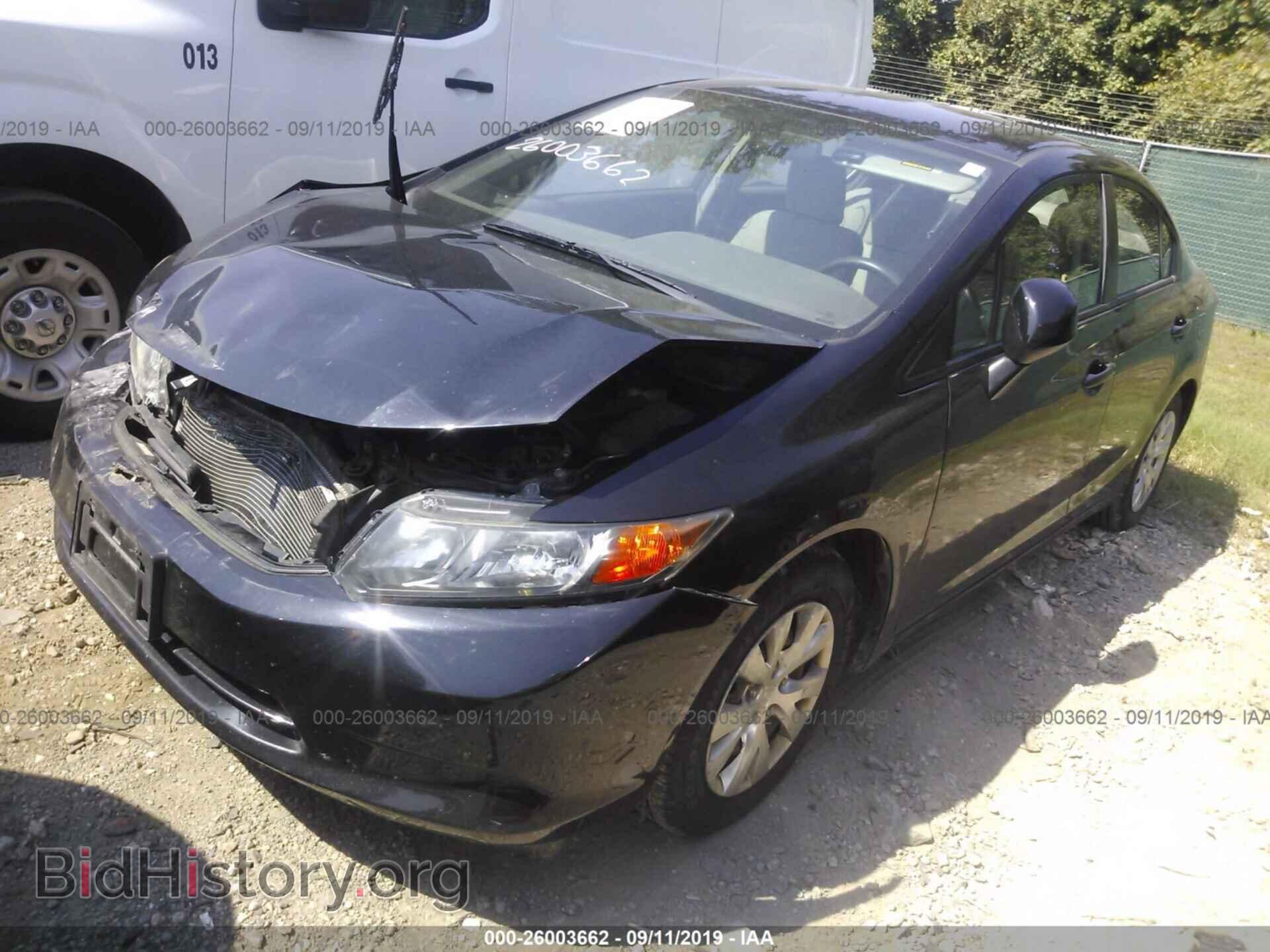 2012 HONDA CIVIC - VIN: 19XFB2F57CE383885 - Photo 2