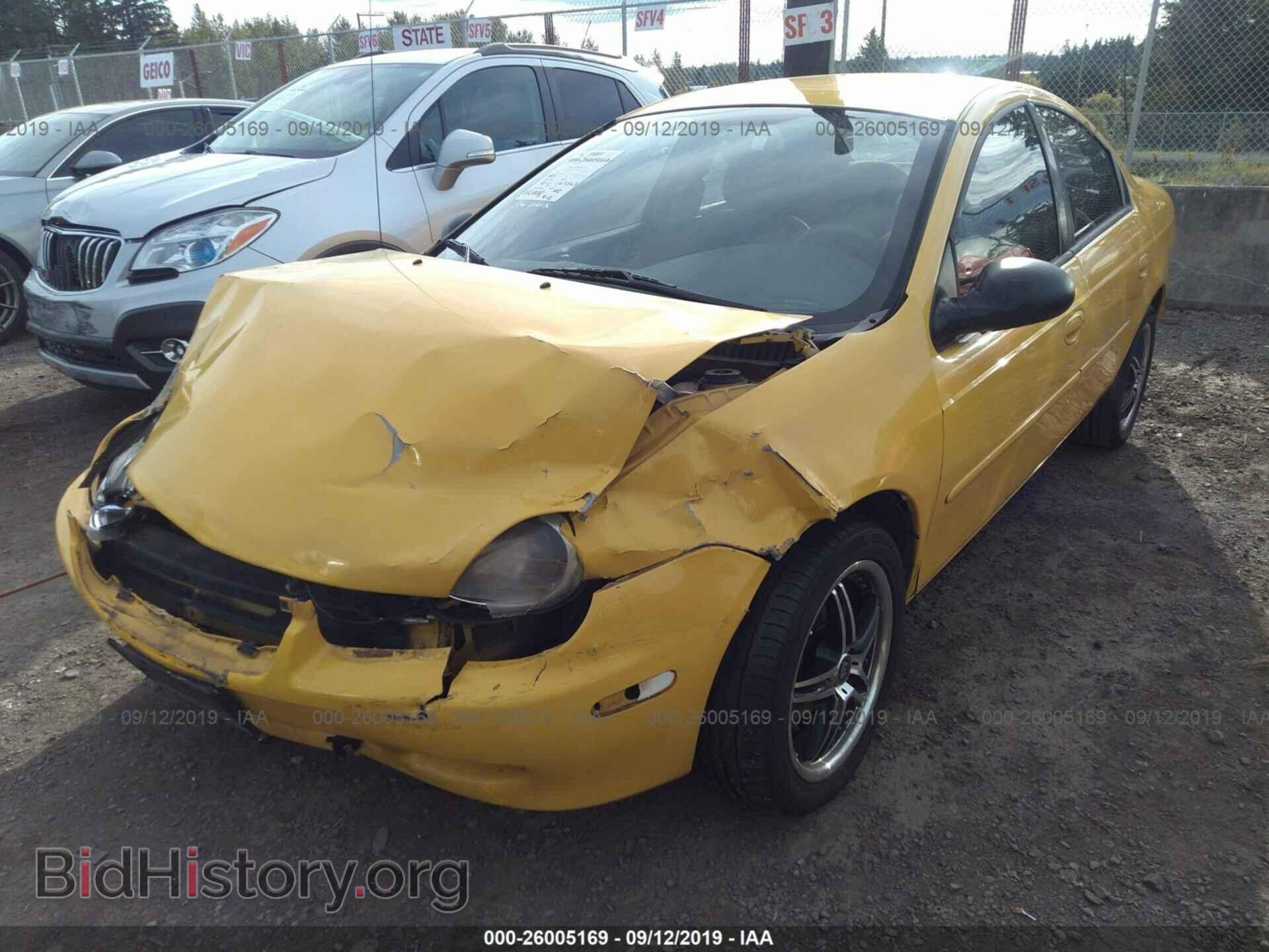 2002 DODGE NEON - VIN: 1B3ES56C52D647585 - Фото 2