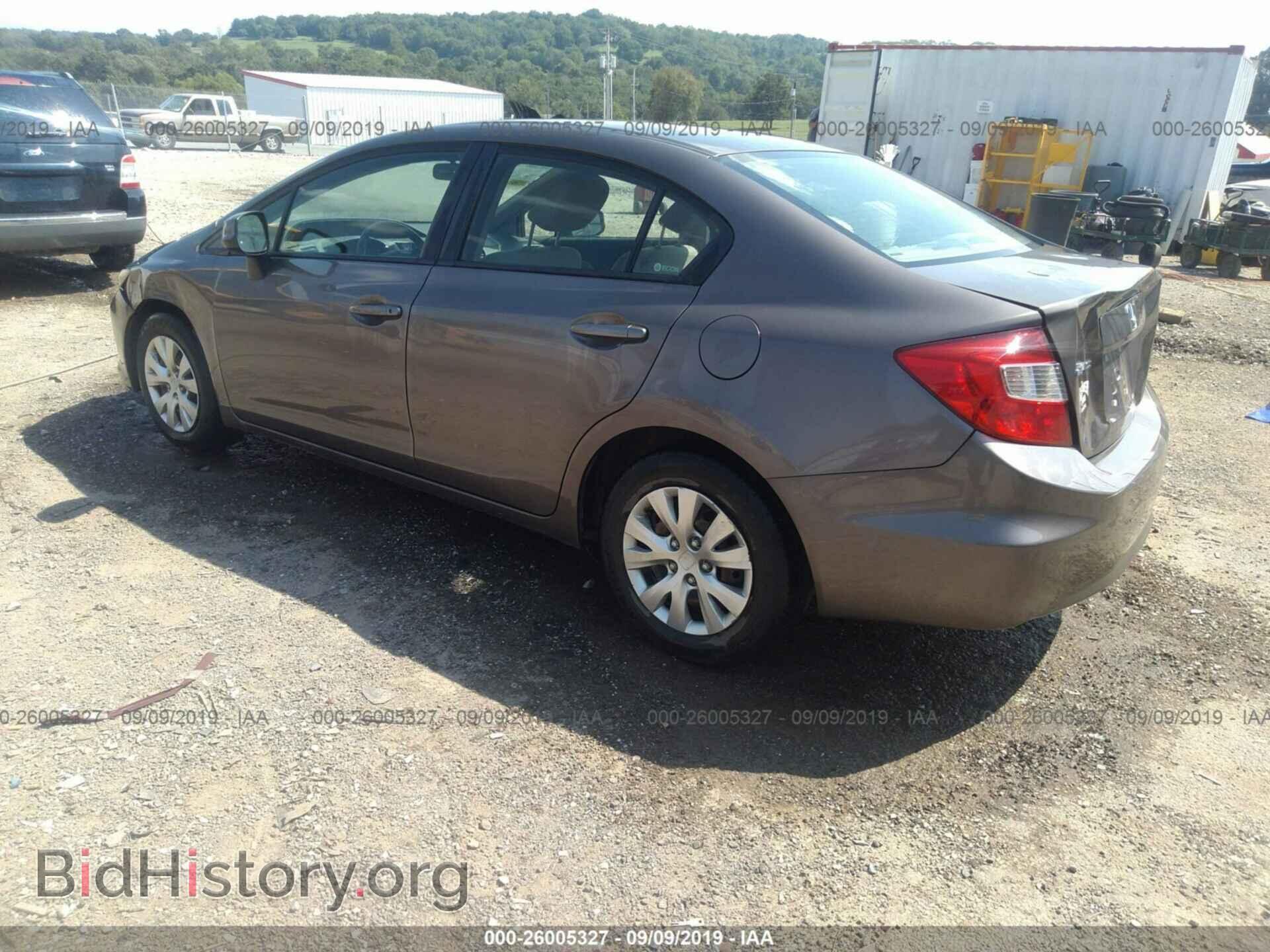 2012 HONDA CIVIC - VIN: 2HGFB2F50CH526021 - Photo 3