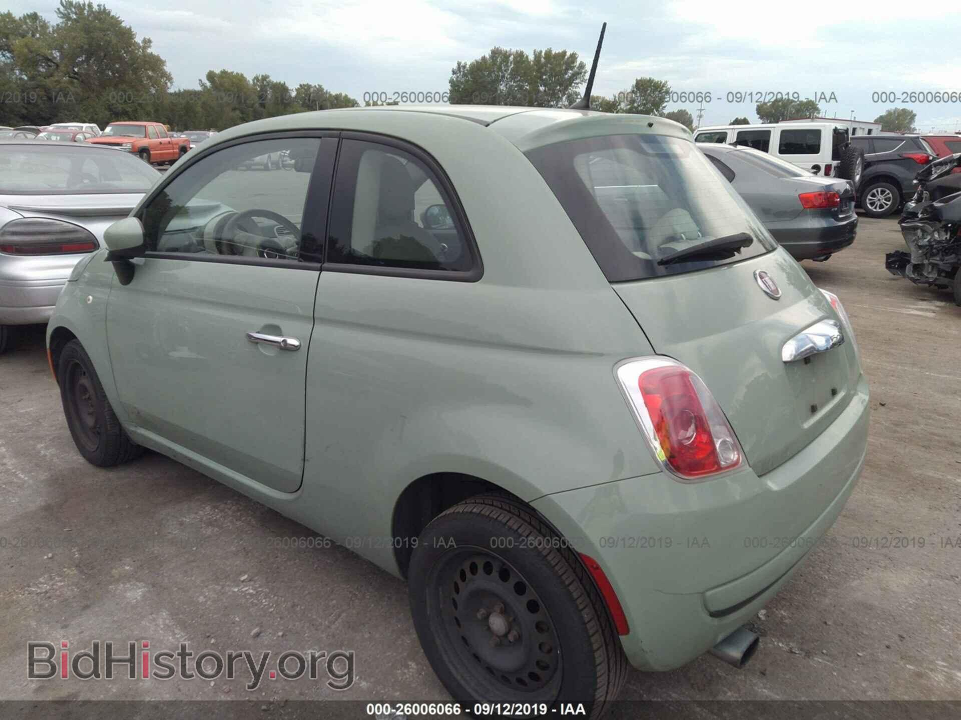 2015 FIAT 500 - VIN: 3C3CFFAR1FT501006 - Photo 3