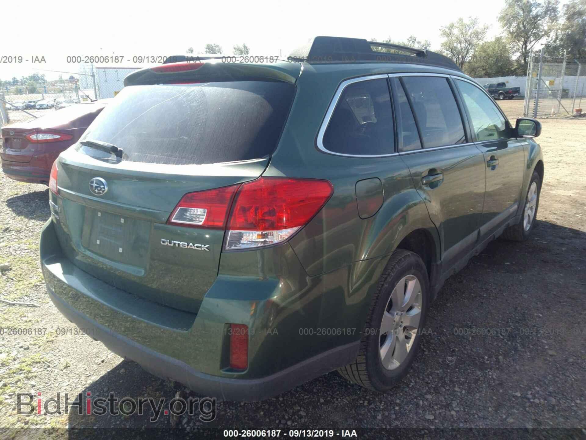 2010 SUBARU OUTBACK - VIN: 4S4BRBKC8A3370755 - Фото 4