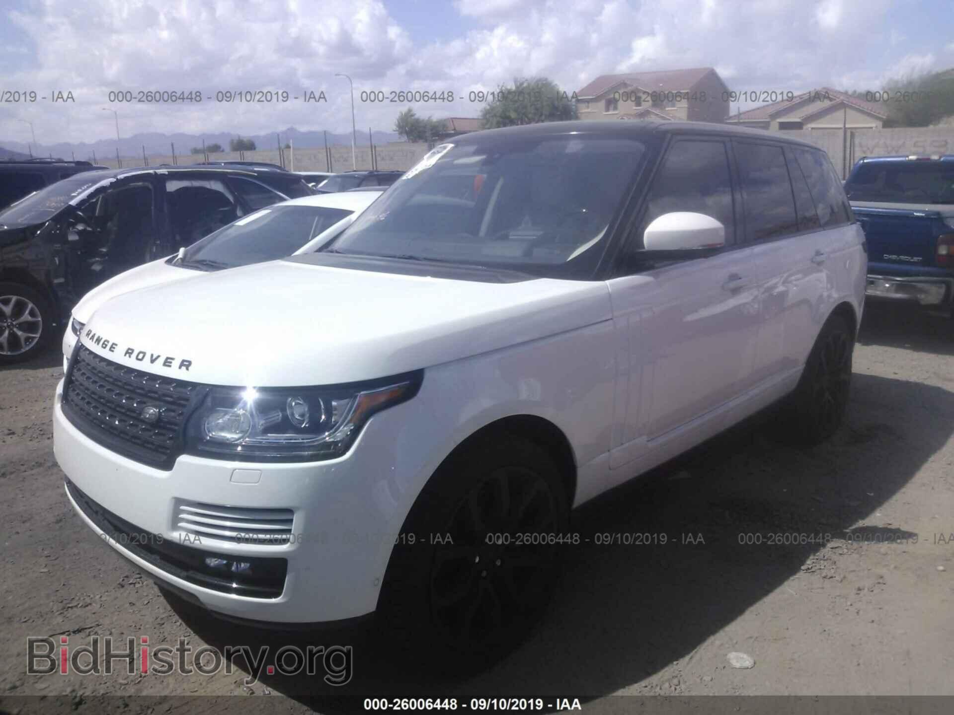 2016 LAND ROVER RANGE ROVER - VIN: SALGS2EF4GA245737 - Photo 2