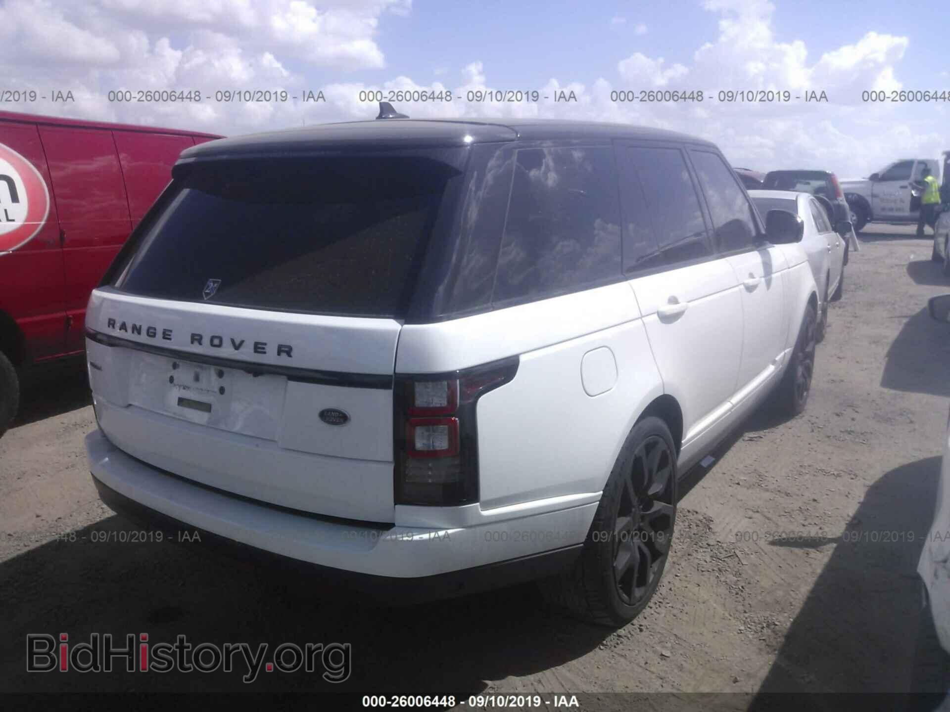 2016 LAND ROVER RANGE ROVER - VIN: SALGS2EF4GA245737 - Photo 4