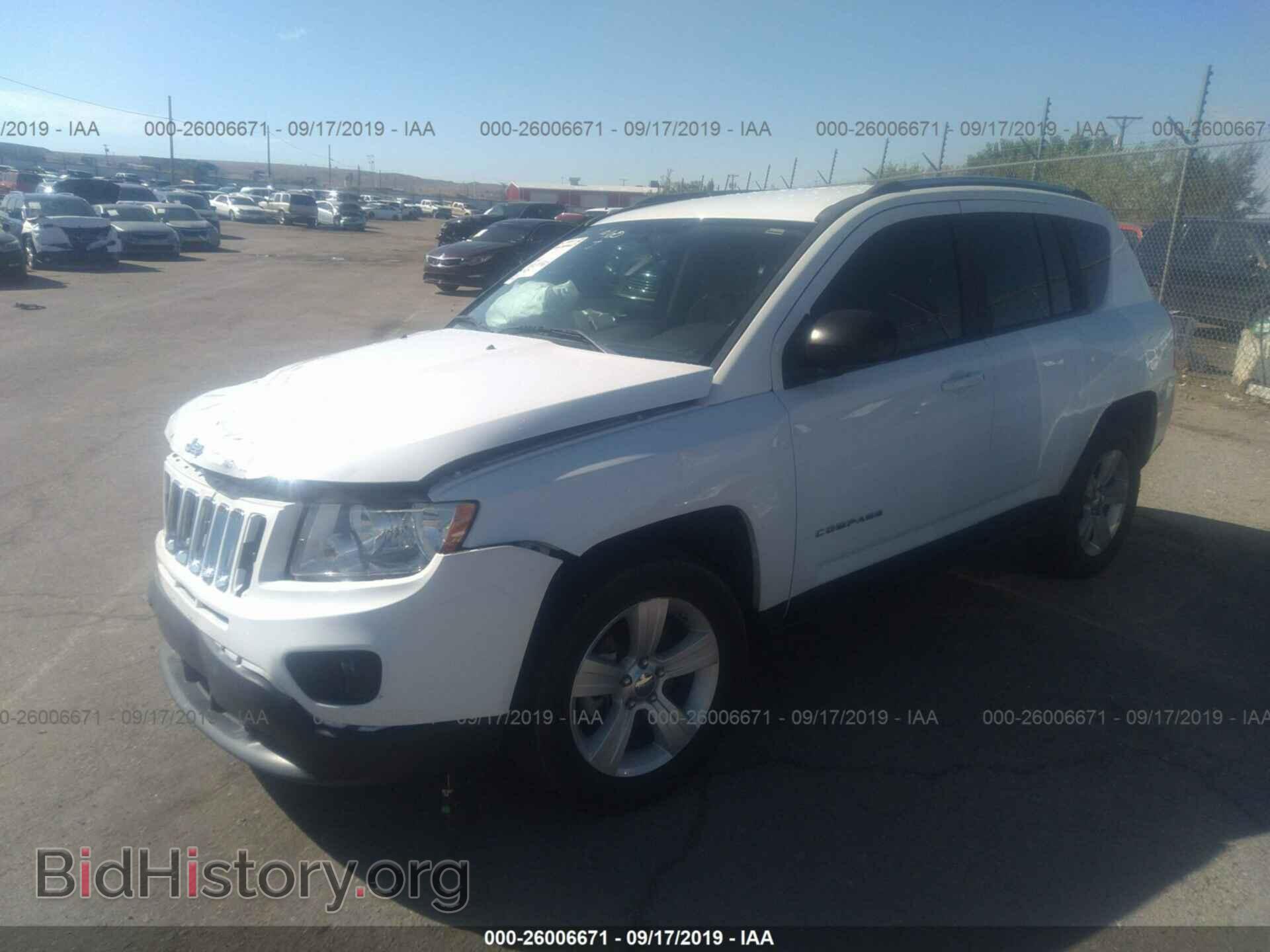 2012 JEEP COMPASS - VIN: 1C4NJCBB6CD724047 - Фото 2
