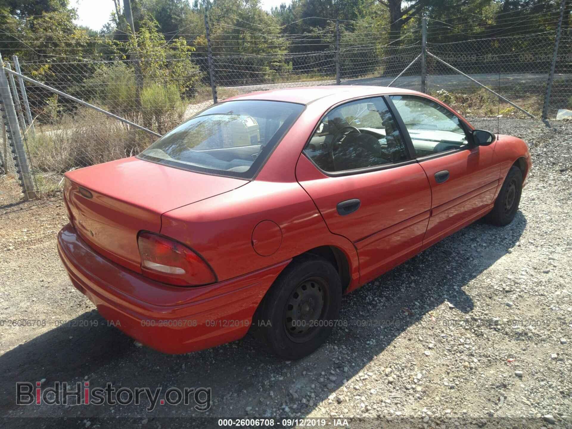 1995 DODGE NEON - VIN: 1B3ES47C3SD567632 - Фото 4