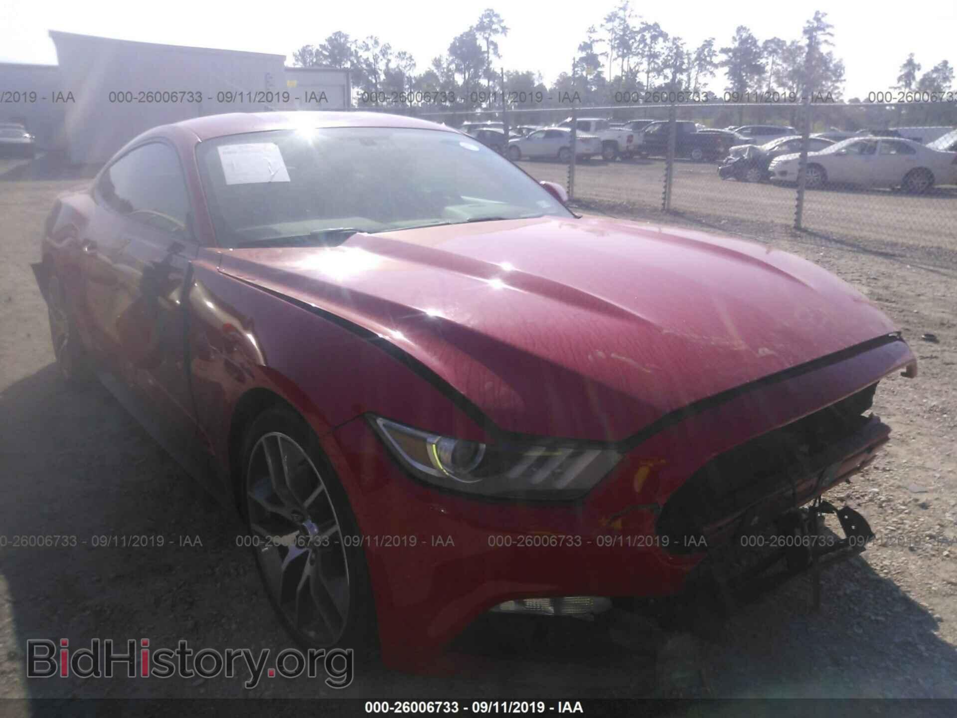 Фотография 1FA6P8TH2F5355176 - FORD MUSTANG 2015