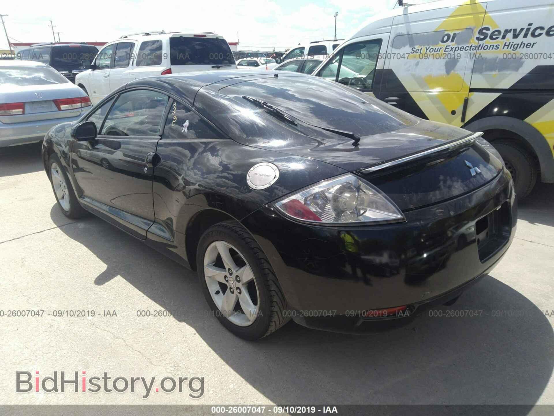 2007 MITSUBISHI ECLIPSE - VIN: 4A3AK24F27E019250 - Фото 3