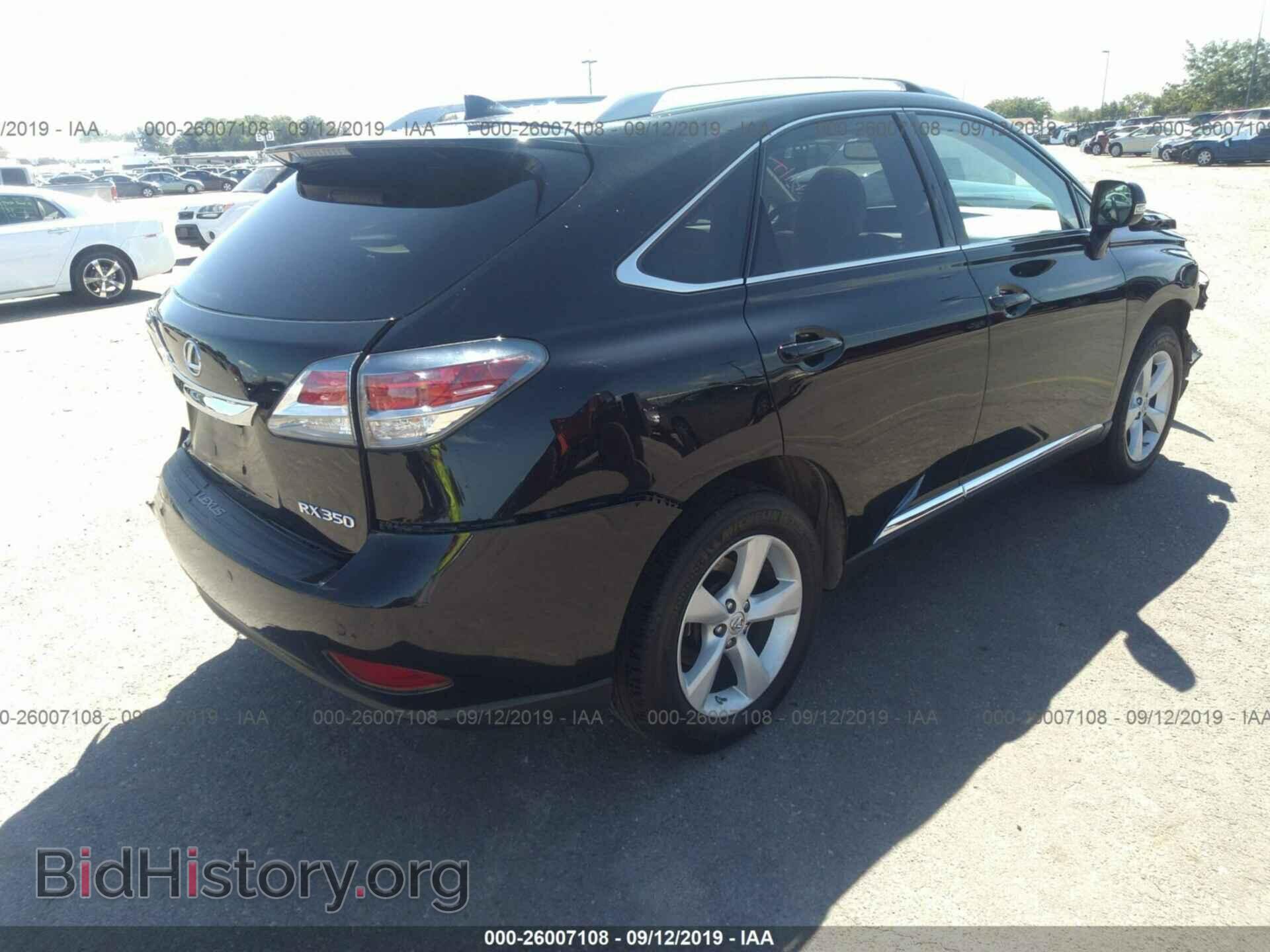 2014 LEXUS RX - VIN: 2T2BK1BA2EC249830 - Фото 4