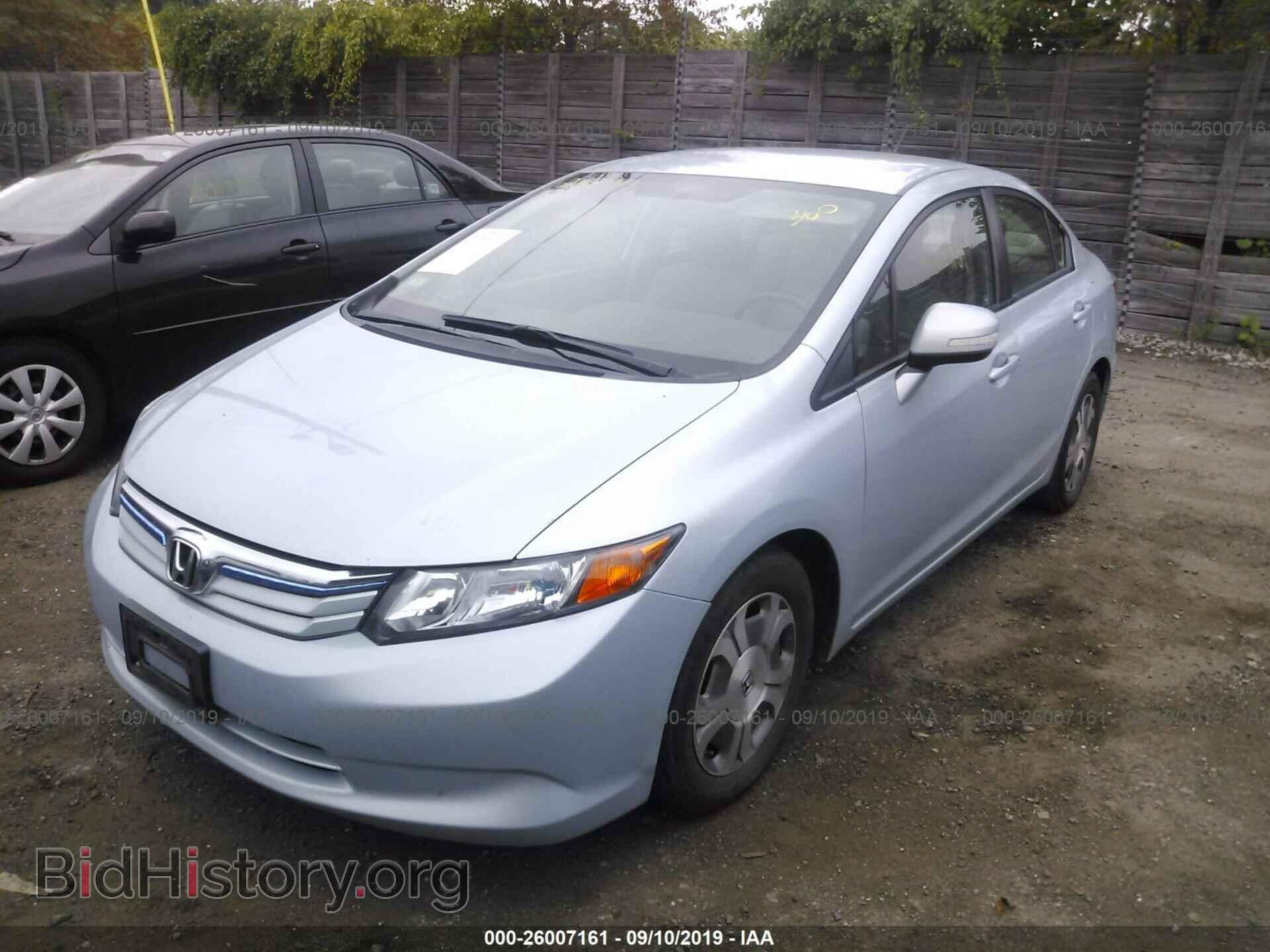 2012 HONDA CIVIC - VIN: JHMFB4F39CS009932 - Фото 2
