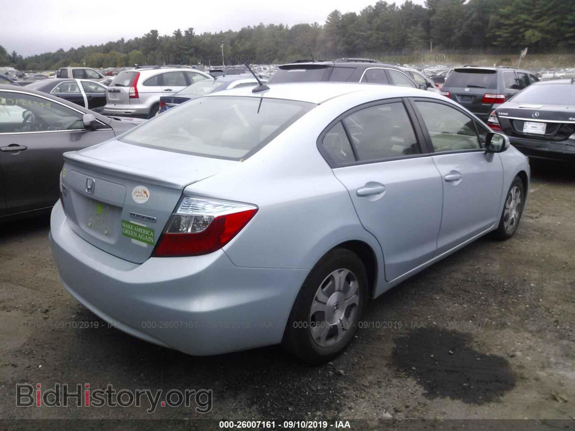 2012 HONDA CIVIC - VIN: JHMFB4F39CS009932 - Фото 4