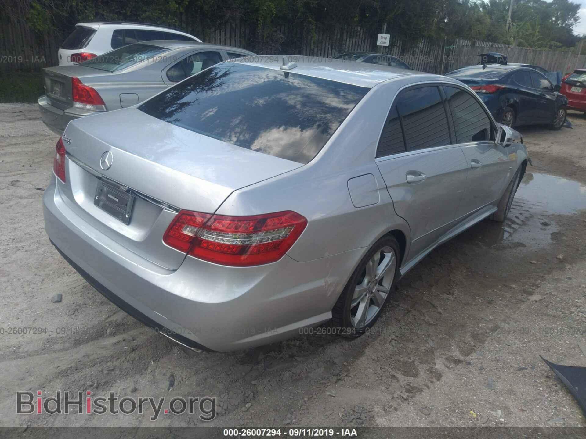 2012 MERCEDES-BENZ E - VIN: WDDHF5KB2CA538894 - Фото 4