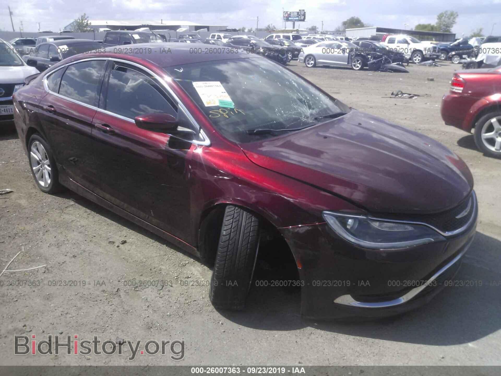 Photo 1C3CCCAB3GN129678 - CHRYSLER 200 2016