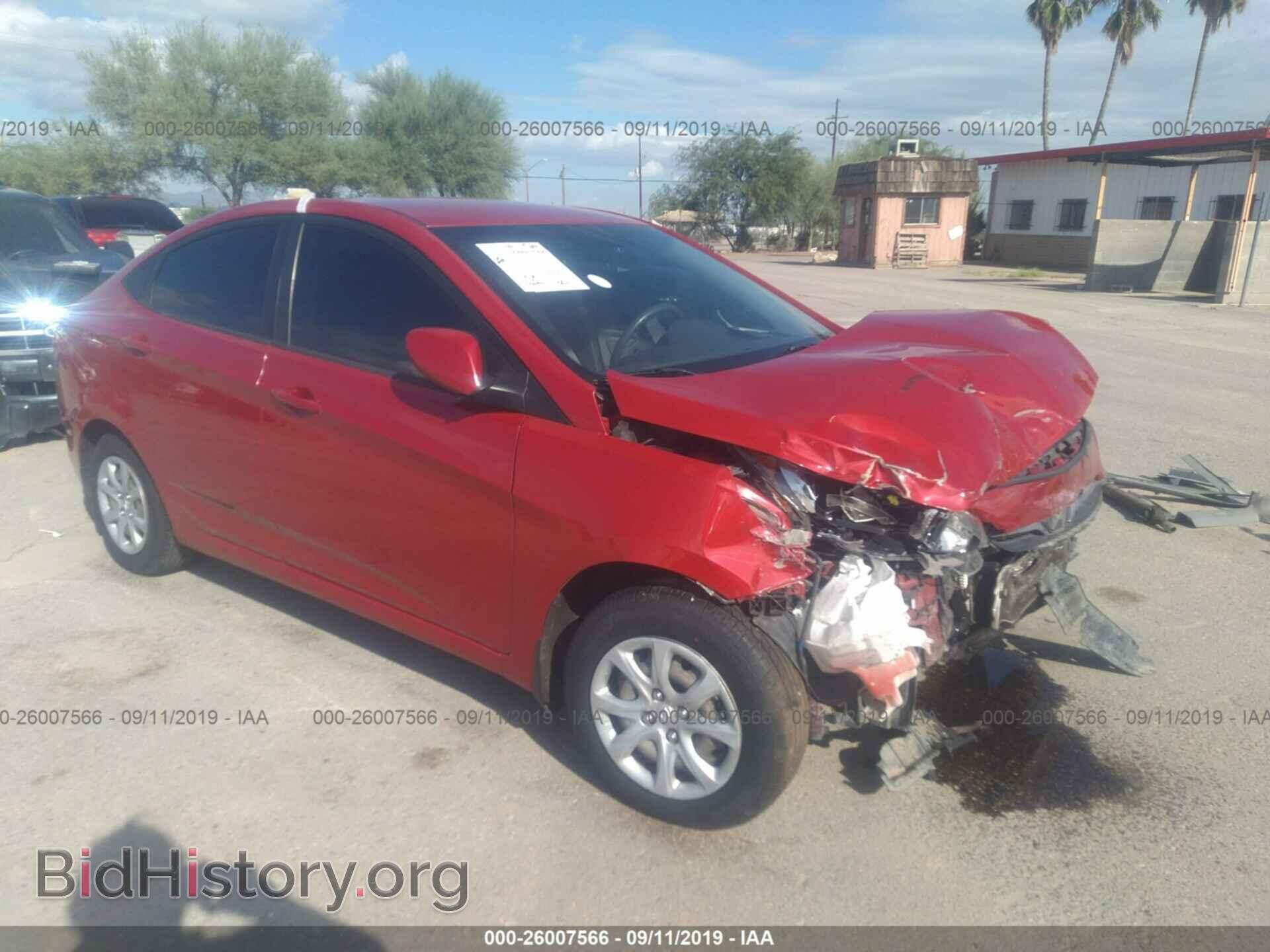 Фотография KMHCT4AEXDU403211 - HYUNDAI ACCENT 2013