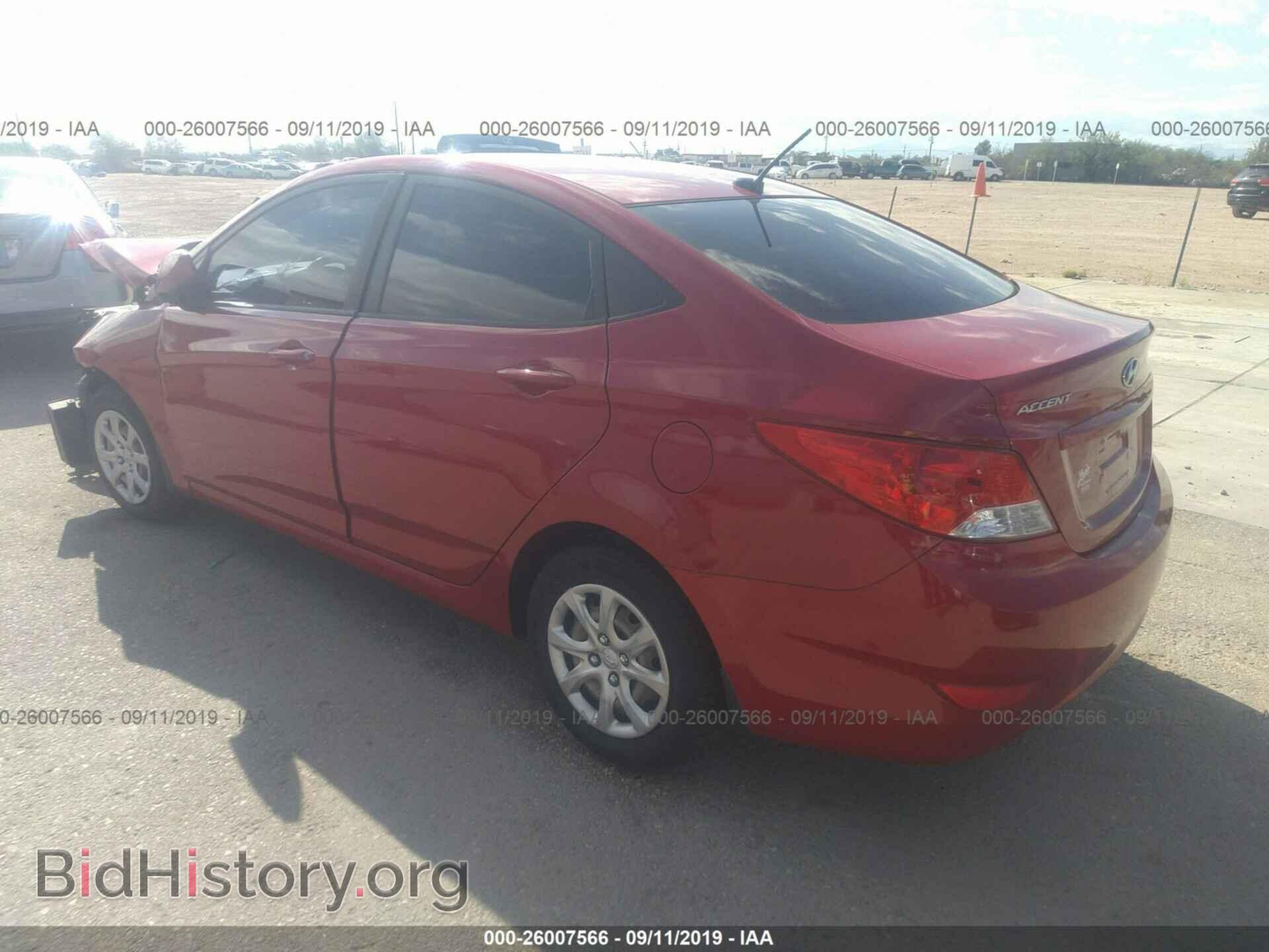 2013 HYUNDAI ACCENT - VIN: KMHCT4AEXDU403211 - Фото 3