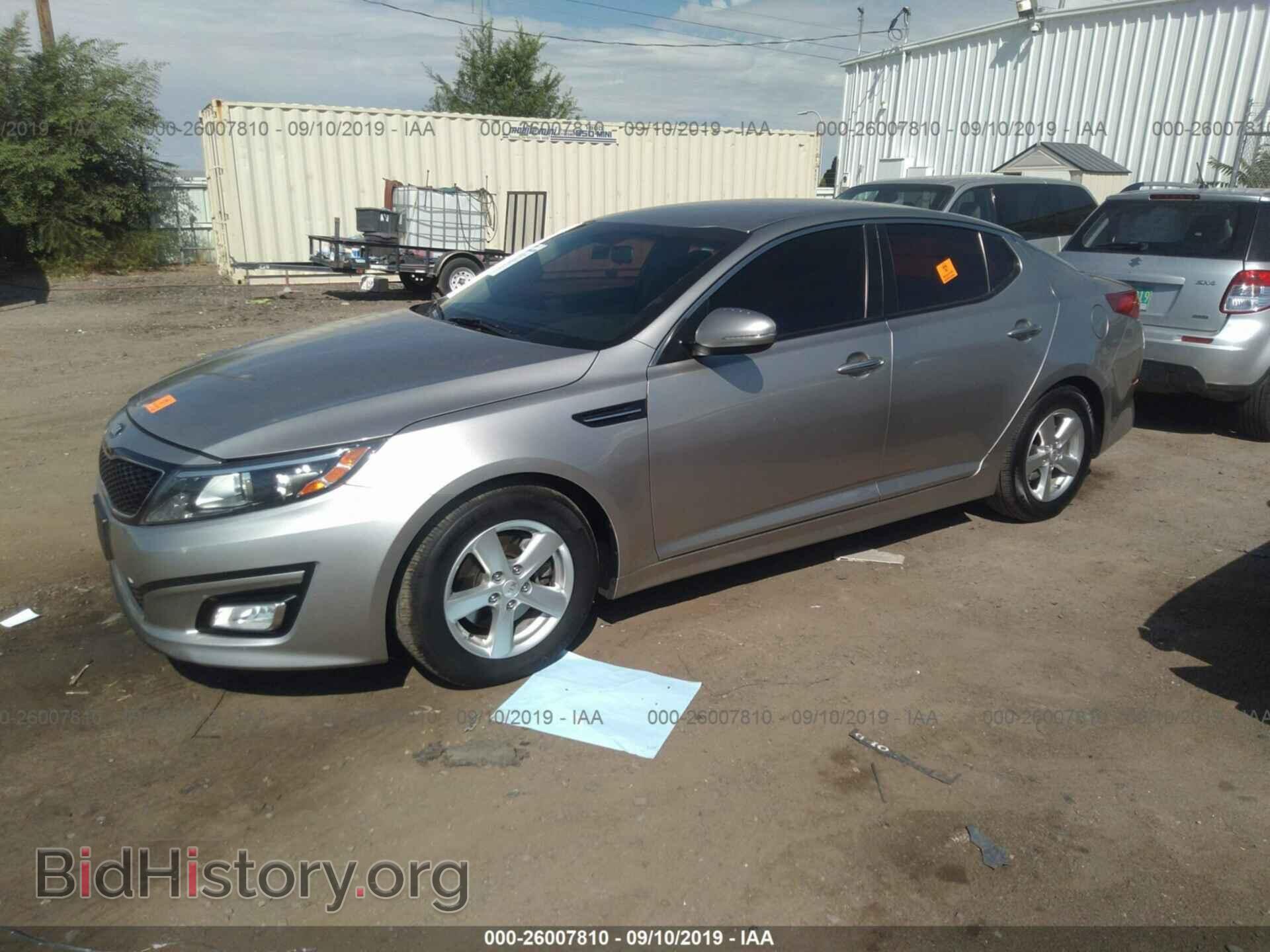 2015 KIA OPTIMA - VIN: KNAGM4A70F5587573 - Photo 2