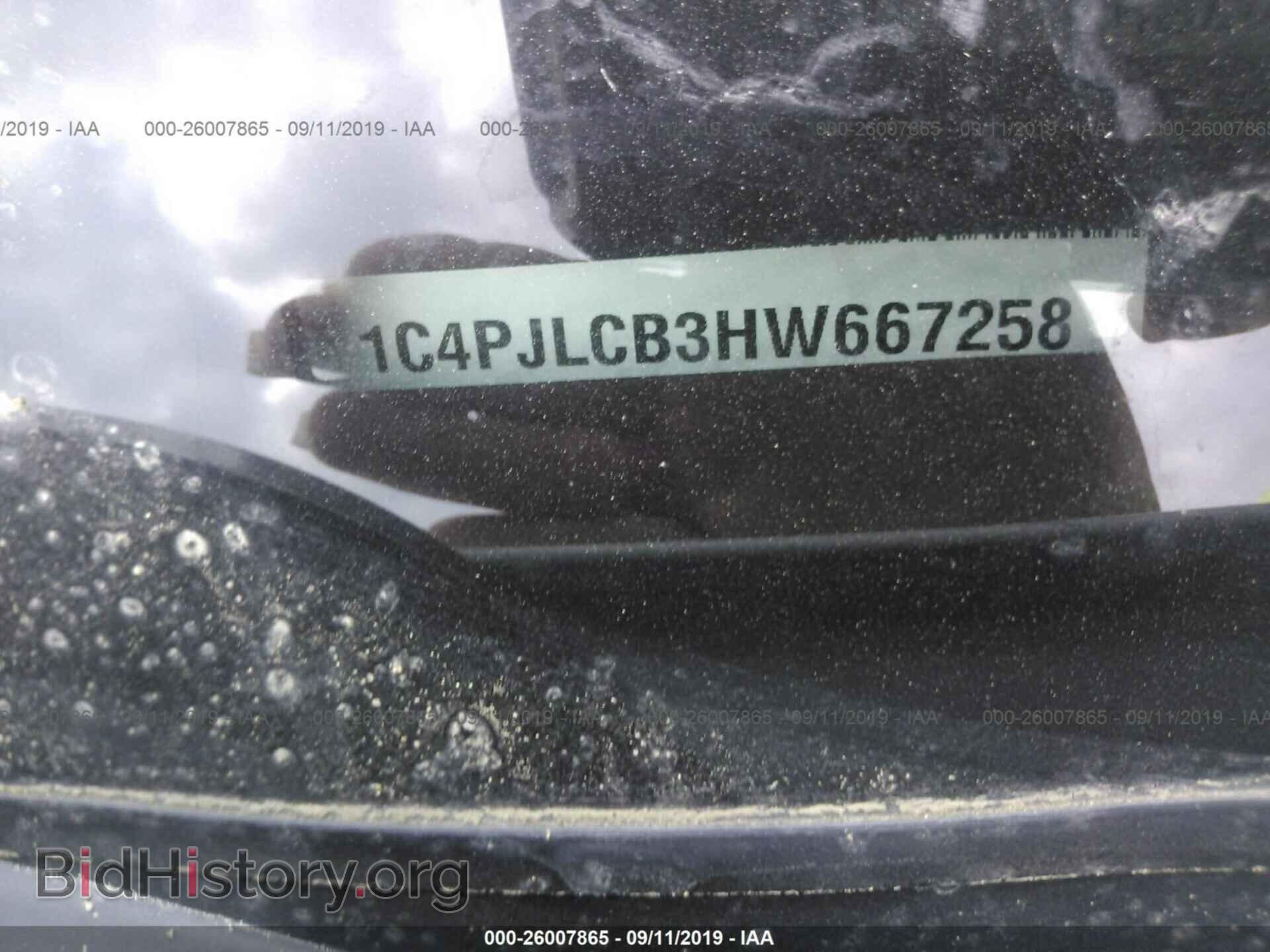 2017 JEEP CHEROKEE - VIN: 1C4PJLCB3HW667258 - Фото 9