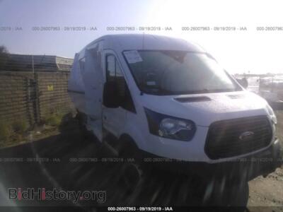 2017 Ford TRANSIT T-150, white — VIN 1FTYE2CM4HKA07628, IAAI