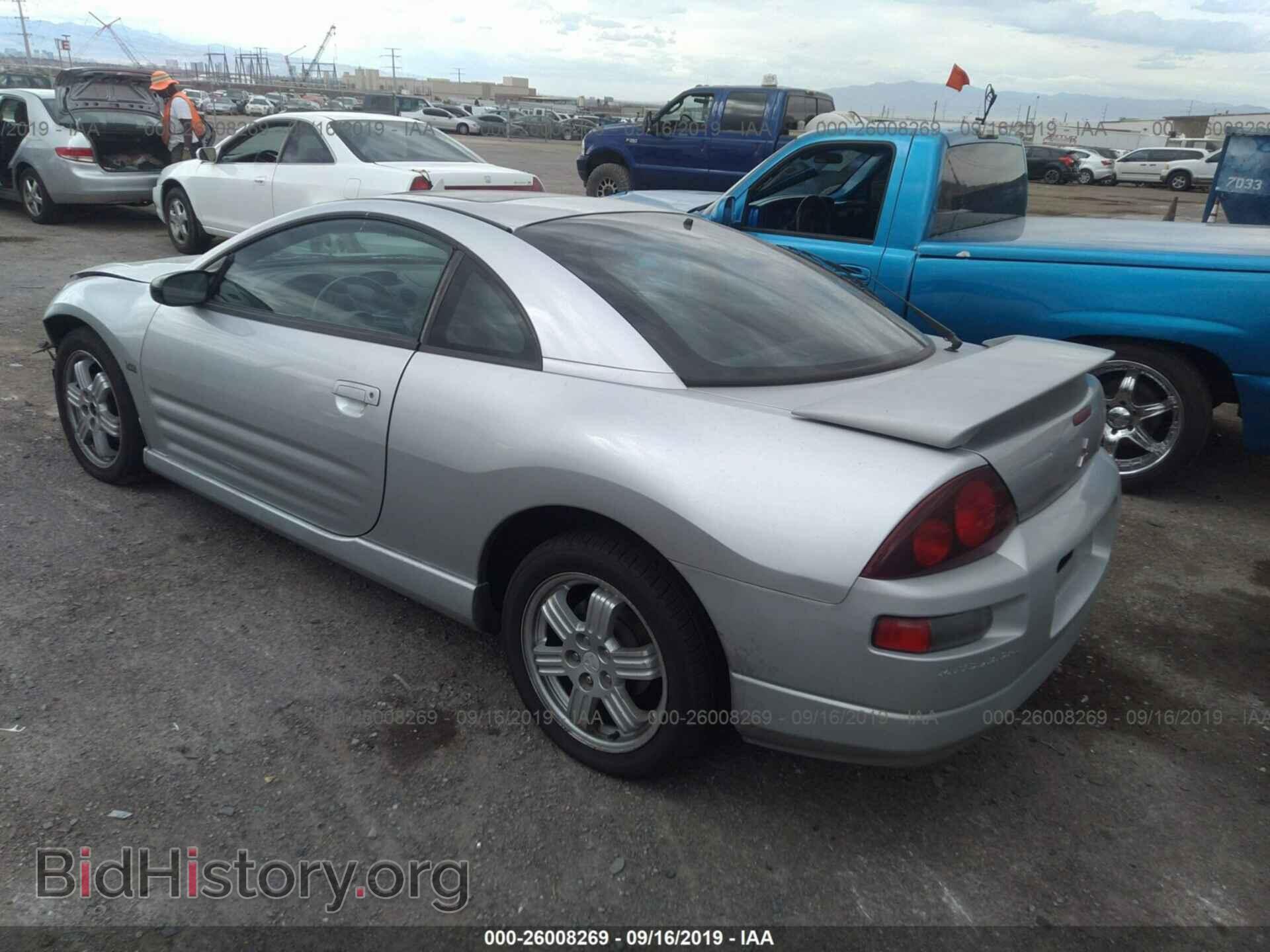 2001 MITSUBISHI ECLIPSE - VIN: 4A3AC54H61E062058 - Фото 3