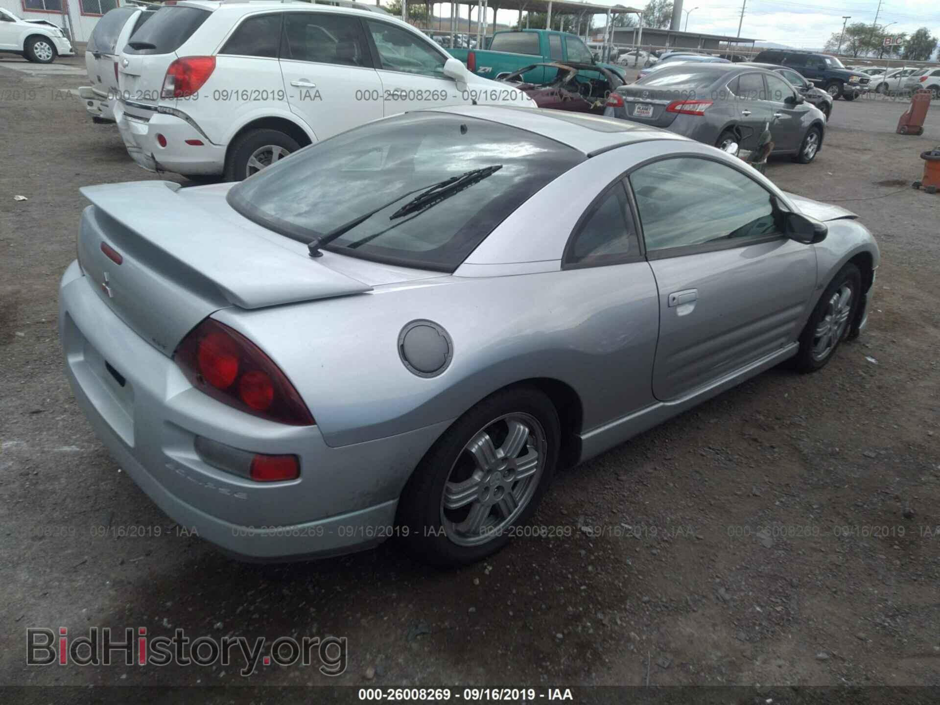2001 MITSUBISHI ECLIPSE - VIN: 4A3AC54H61E062058 - Фото 4