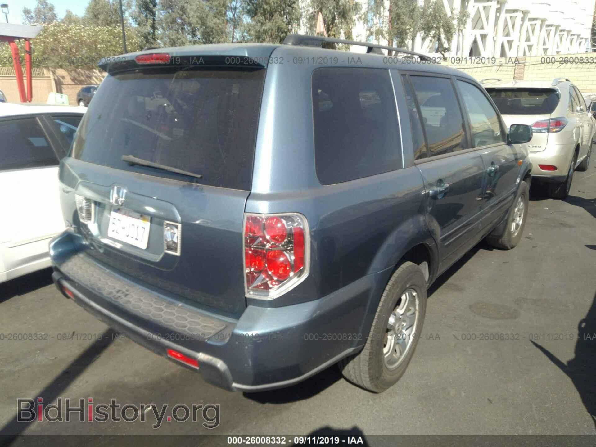 2007 HONDA PILOT - VIN: 5FNYF28487B030198 - Фото 4