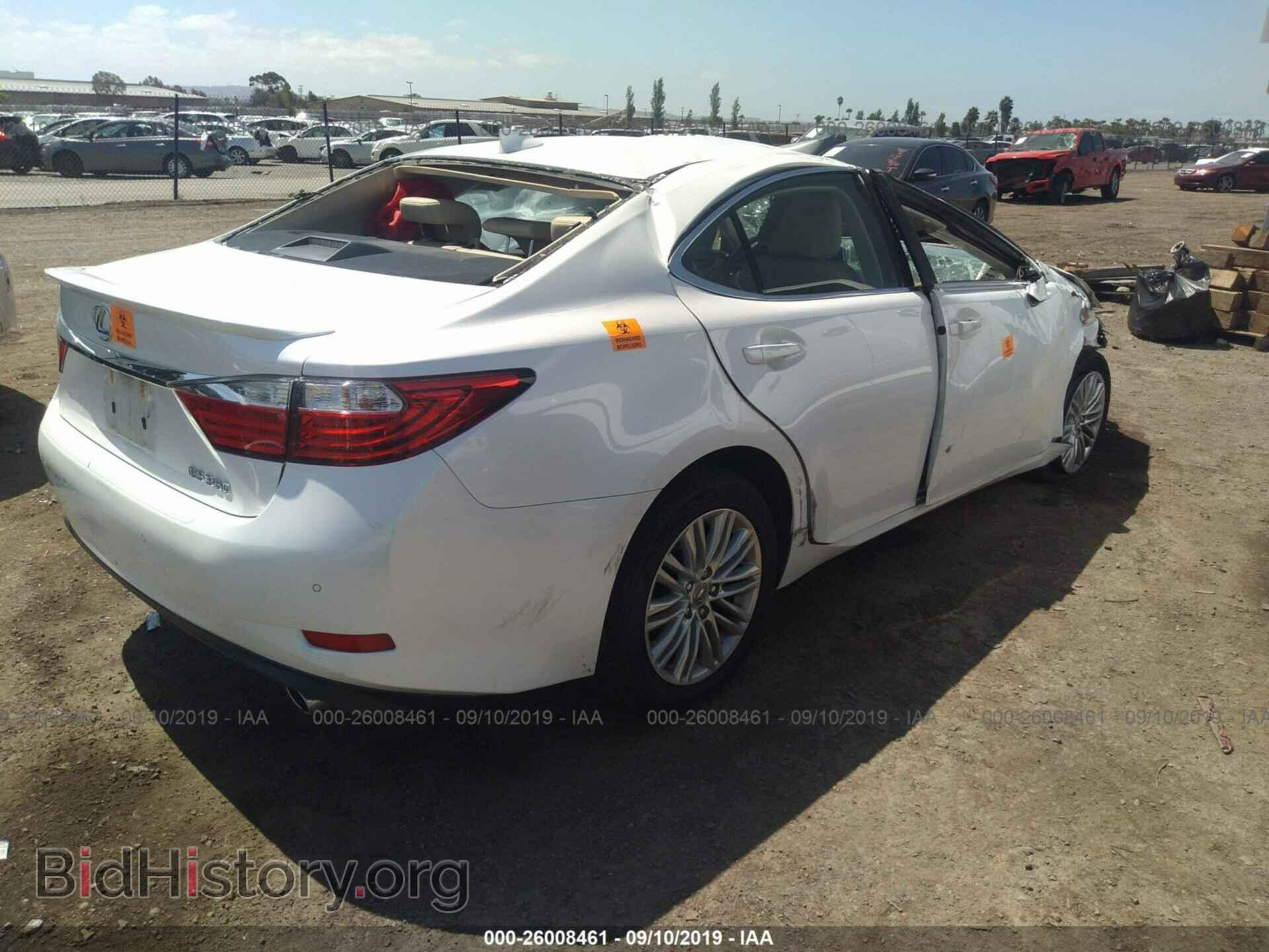 2015 LEXUS ES - VIN: JTHBK1GGXF2162077 - Фото 4