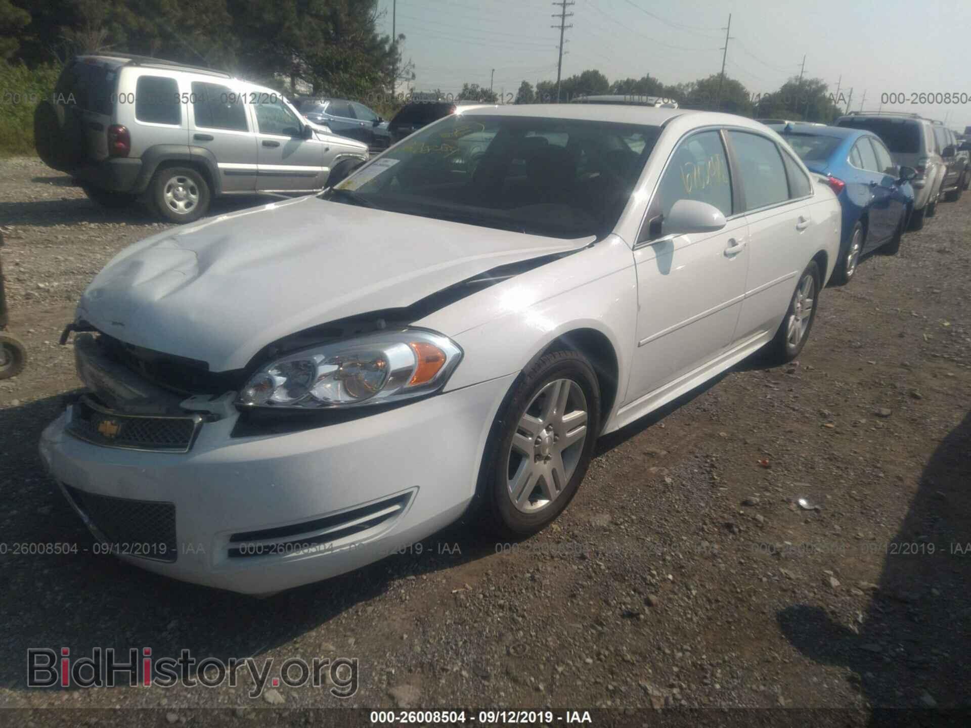 2012 CHEVROLET IMPALA - VIN: 2G1WB5E35C1134640 - Фото 2