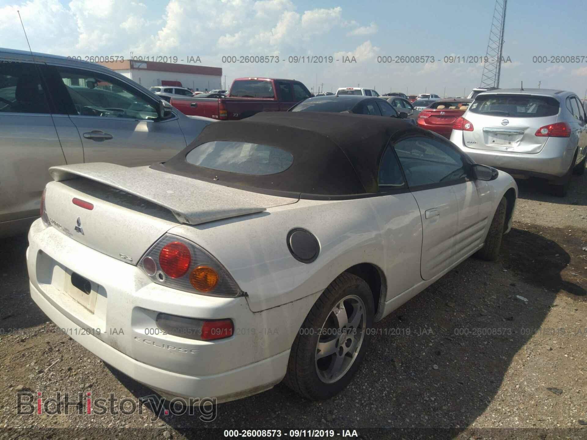 2003 MITSUBISHI ECLIPSE - VIN: 4A3AE45G73E116979 - Фото 4