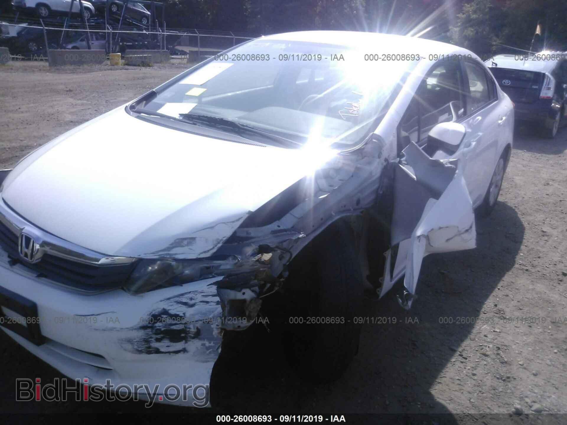 2012 HONDA CIVIC - VIN: 19XFB2F54CE372665 - Фото 6
