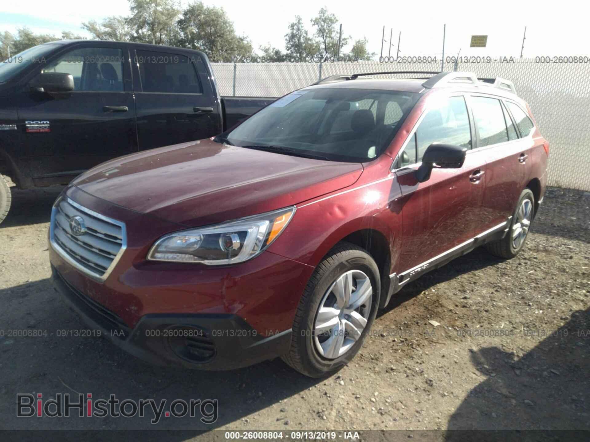 2016 SUBARU OUTBACK - VIN: 4S4BSAAC5G3295571 - Фото 2