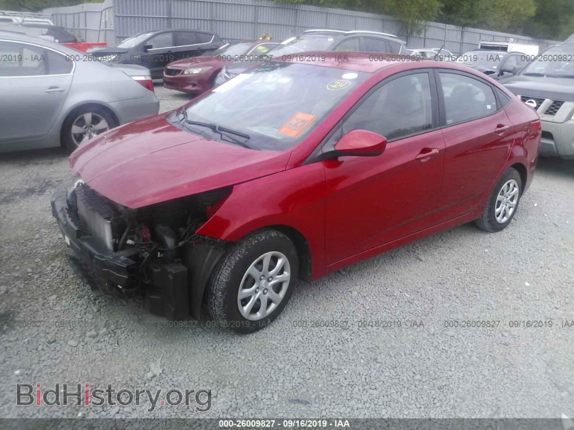 2013 HYUNDAI ACCENT - VIN: KMHCT4AE8DU449037 - Фото 2