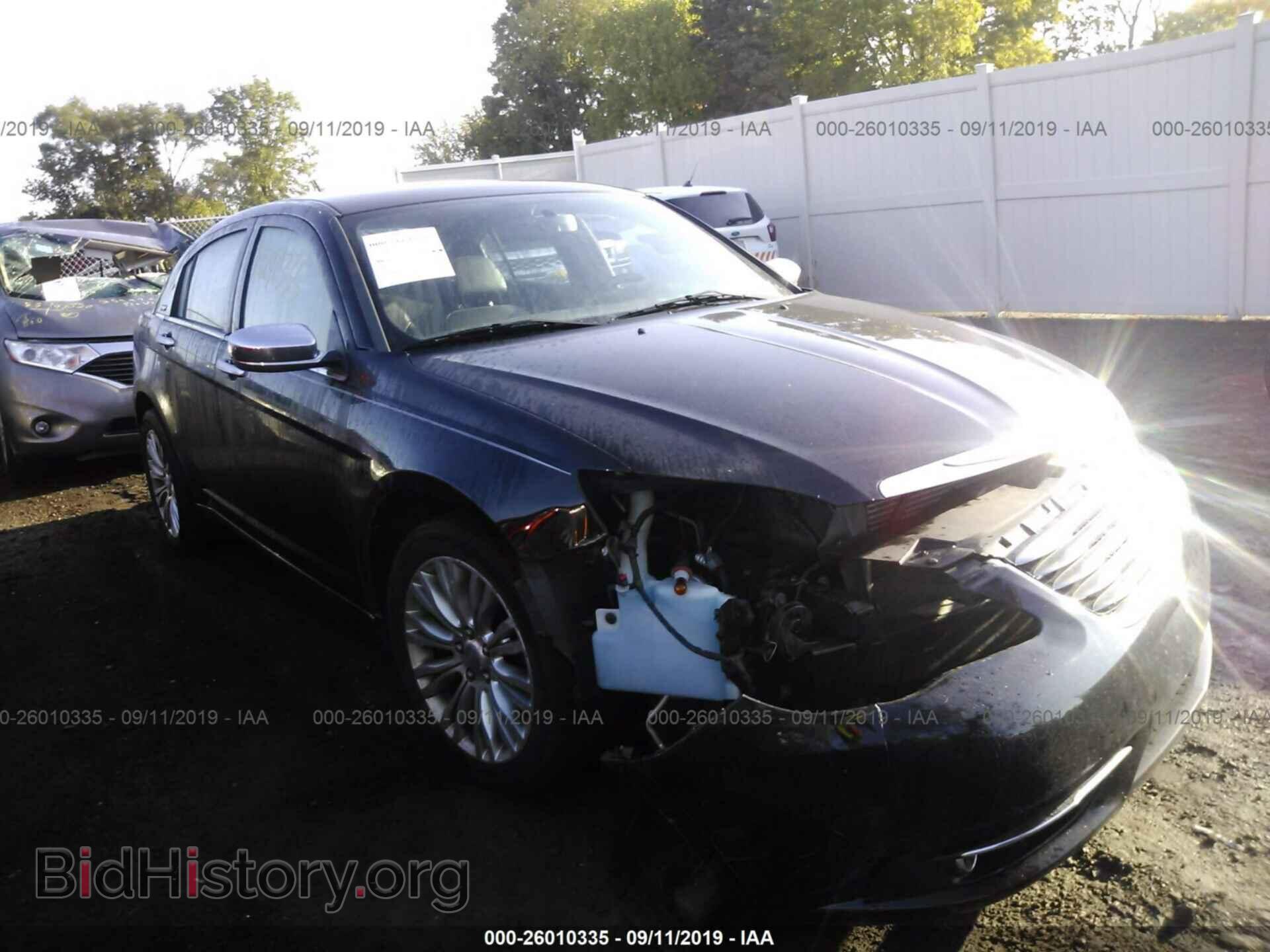 Фотография 1C3CCBCG6CN109356 - CHRYSLER 200 2012