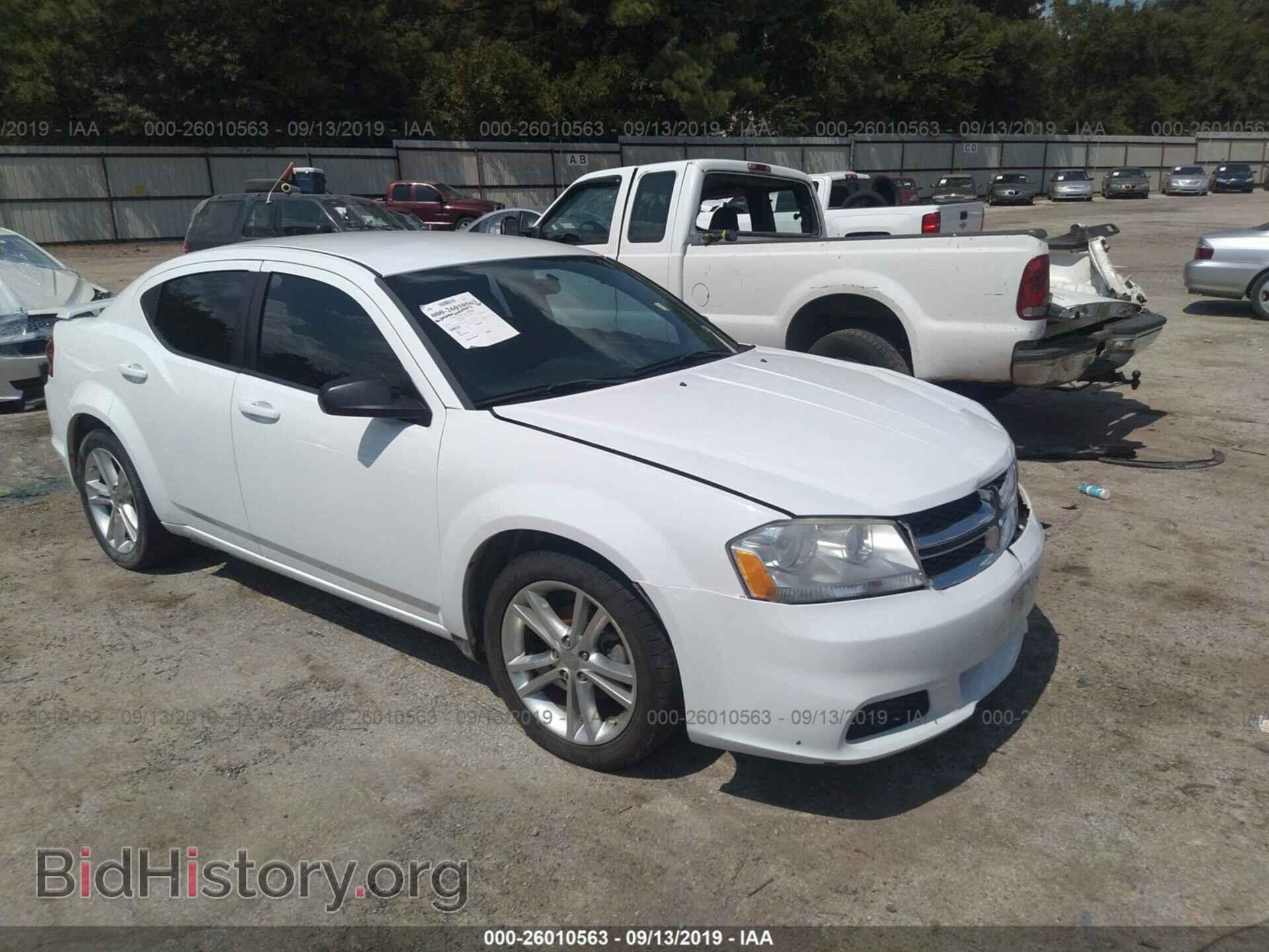 Photo 1C3CDZAG2CN314200 - DODGE AVENGER 2012