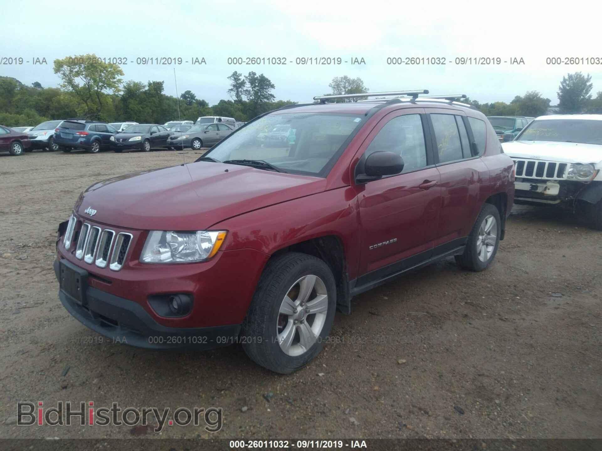 2012 JEEP COMPASS - VIN: 1C4NJCAB6CD639582 - Фото 2