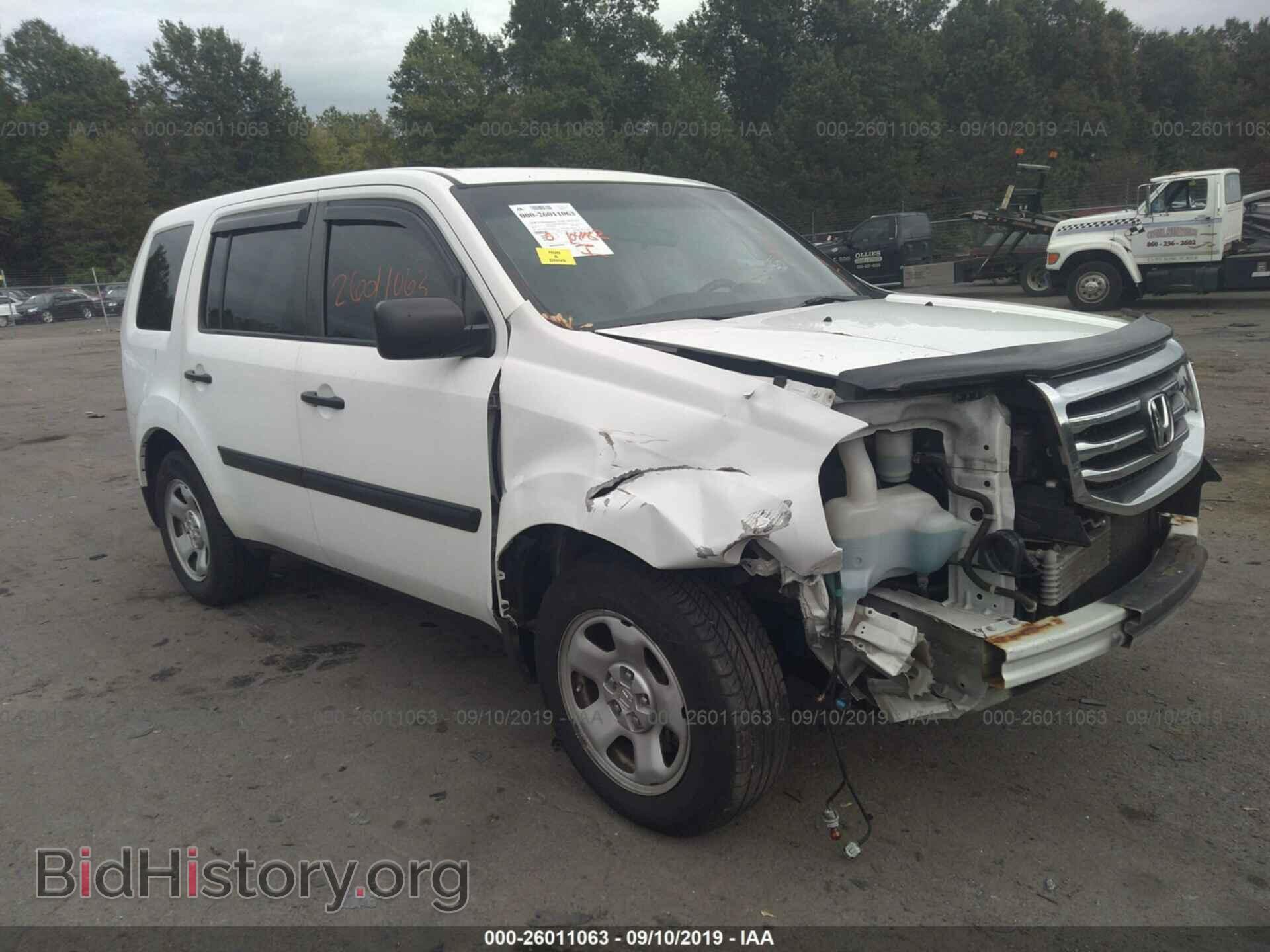 Фотография 5FNYF4H20CB052328 - HONDA PILOT 2012