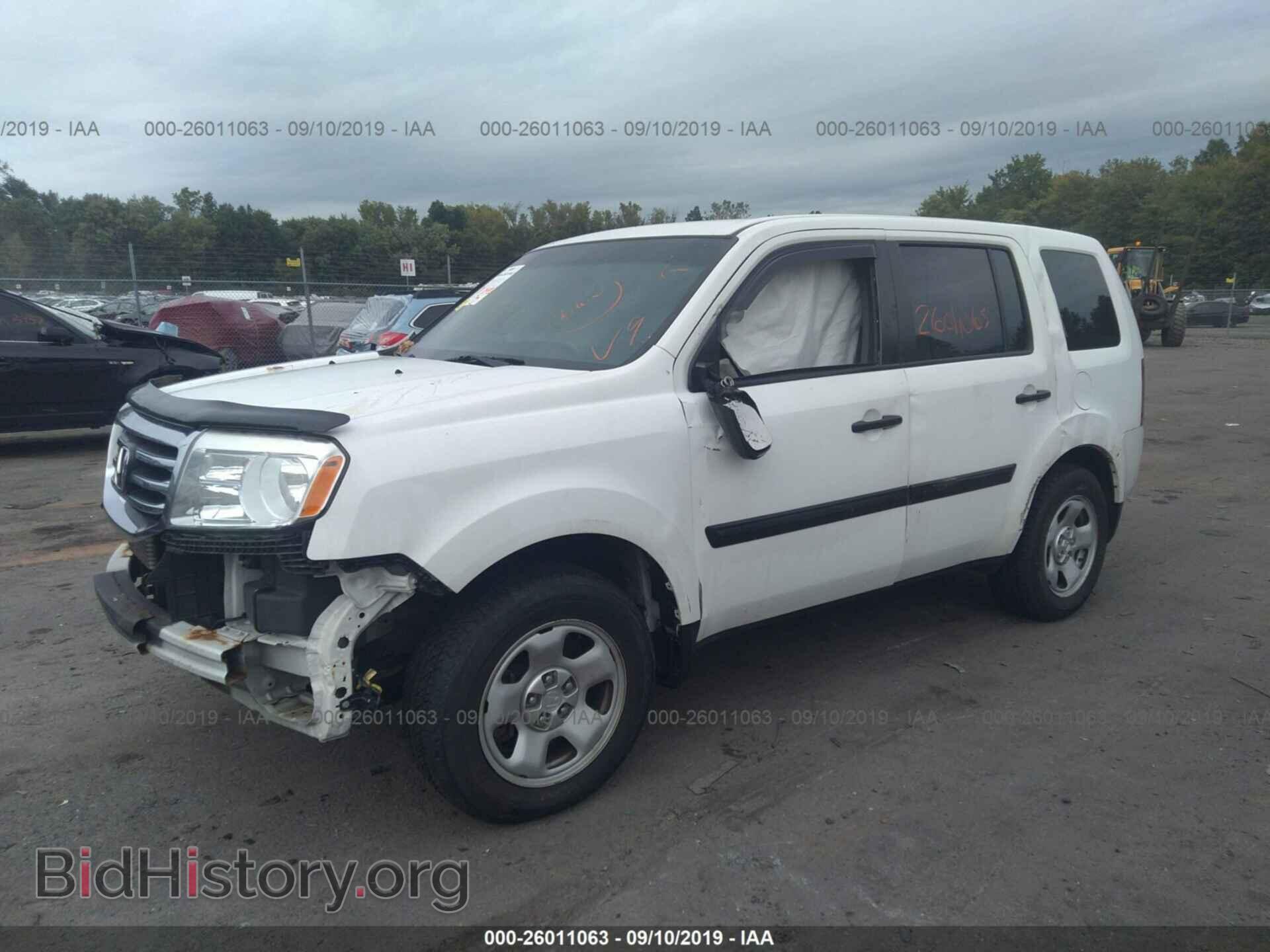 2012 HONDA PILOT - VIN: 5FNYF4H20CB052328 - Photo 2