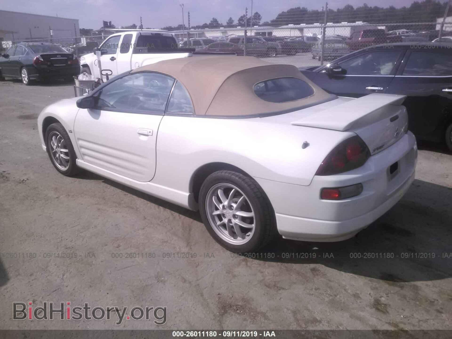2002 MITSUBISHI ECLIPSE - VIN: 4A3AE85H02E057806 - Фото 3