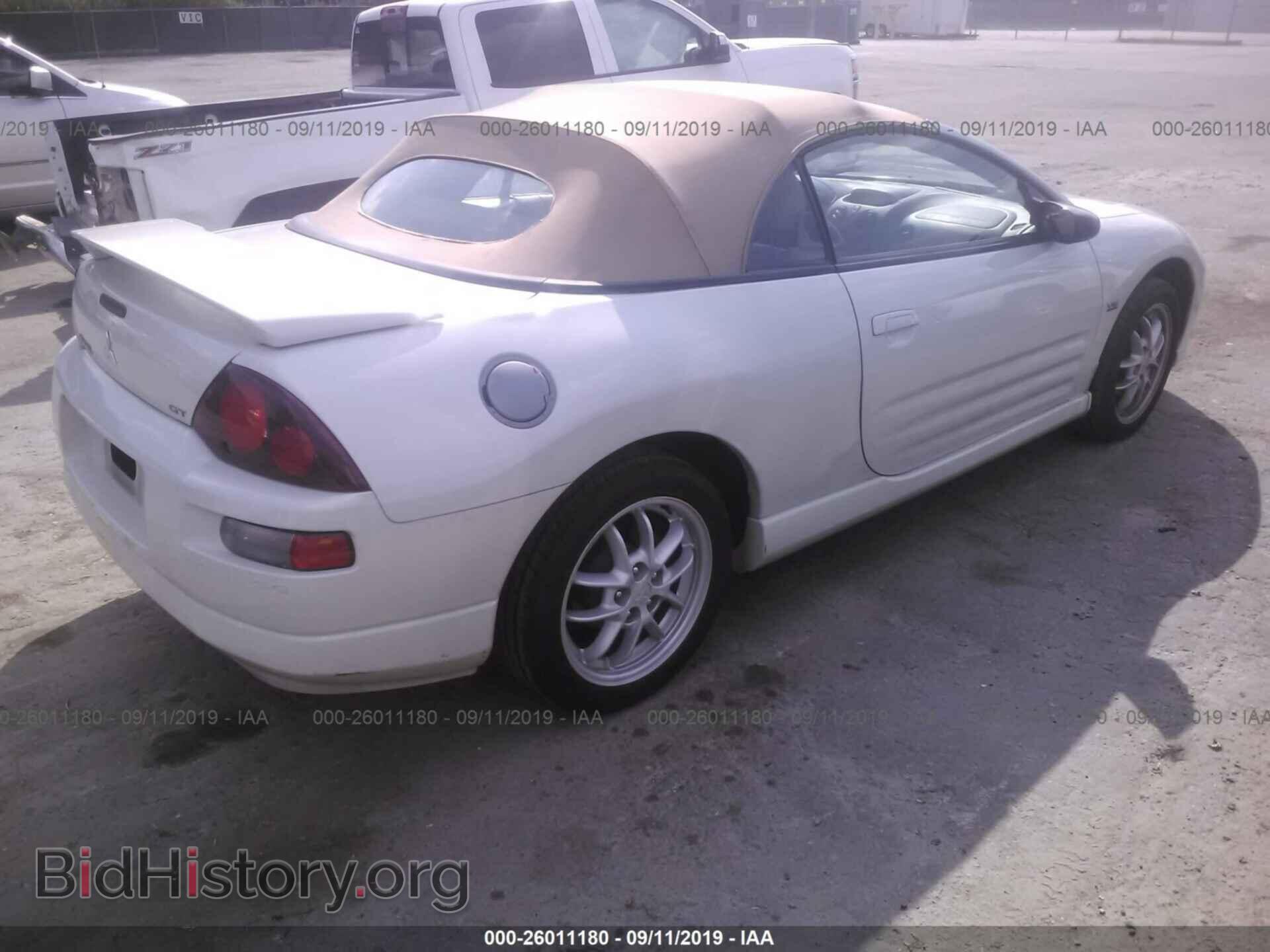 2002 MITSUBISHI ECLIPSE - VIN: 4A3AE85H02E057806 - Фото 4