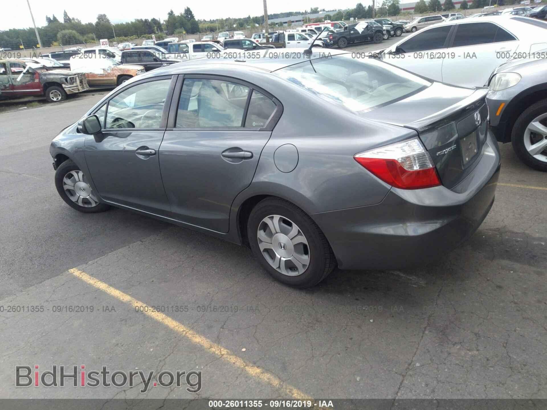 2012 HONDA CIVIC - VIN: JHMFB4F2XCS008148 - Фото 3