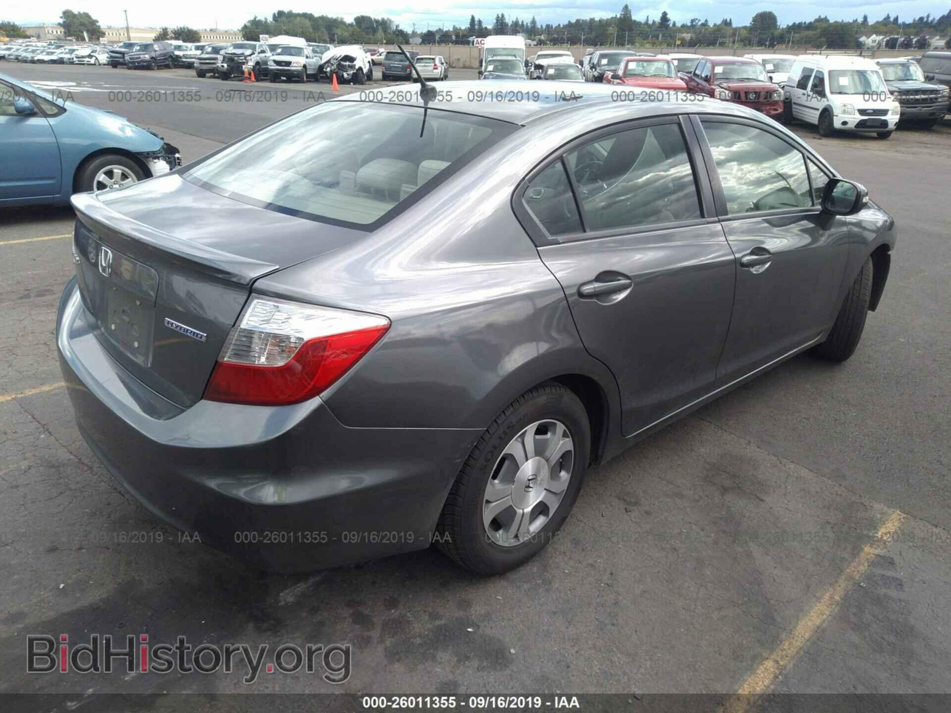 2012 HONDA CIVIC - VIN: JHMFB4F2XCS008148 - Фото 4