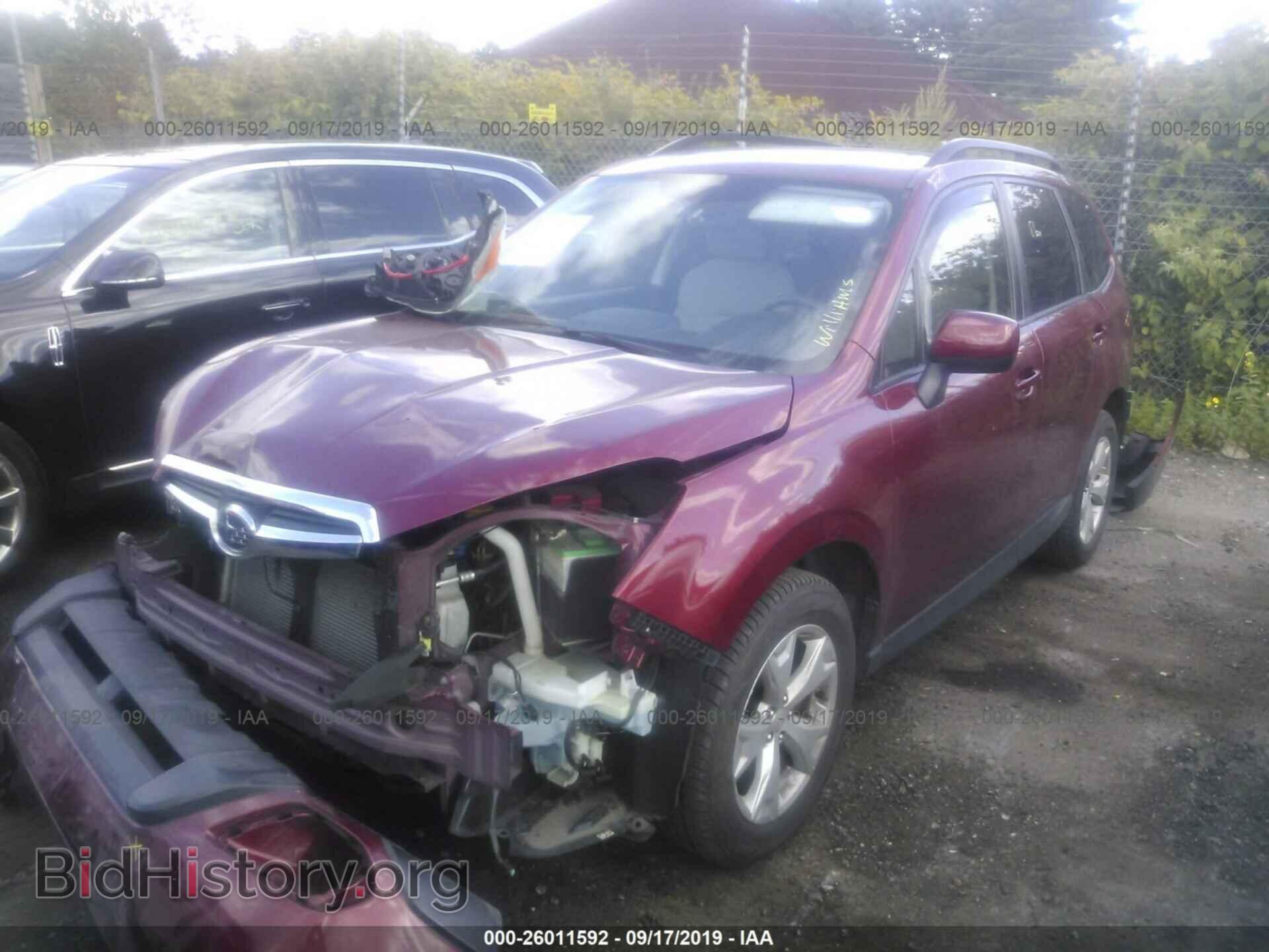 2014 SUBARU FORESTER - VIN: JF2SJAEC0EH493087 - Фото 2