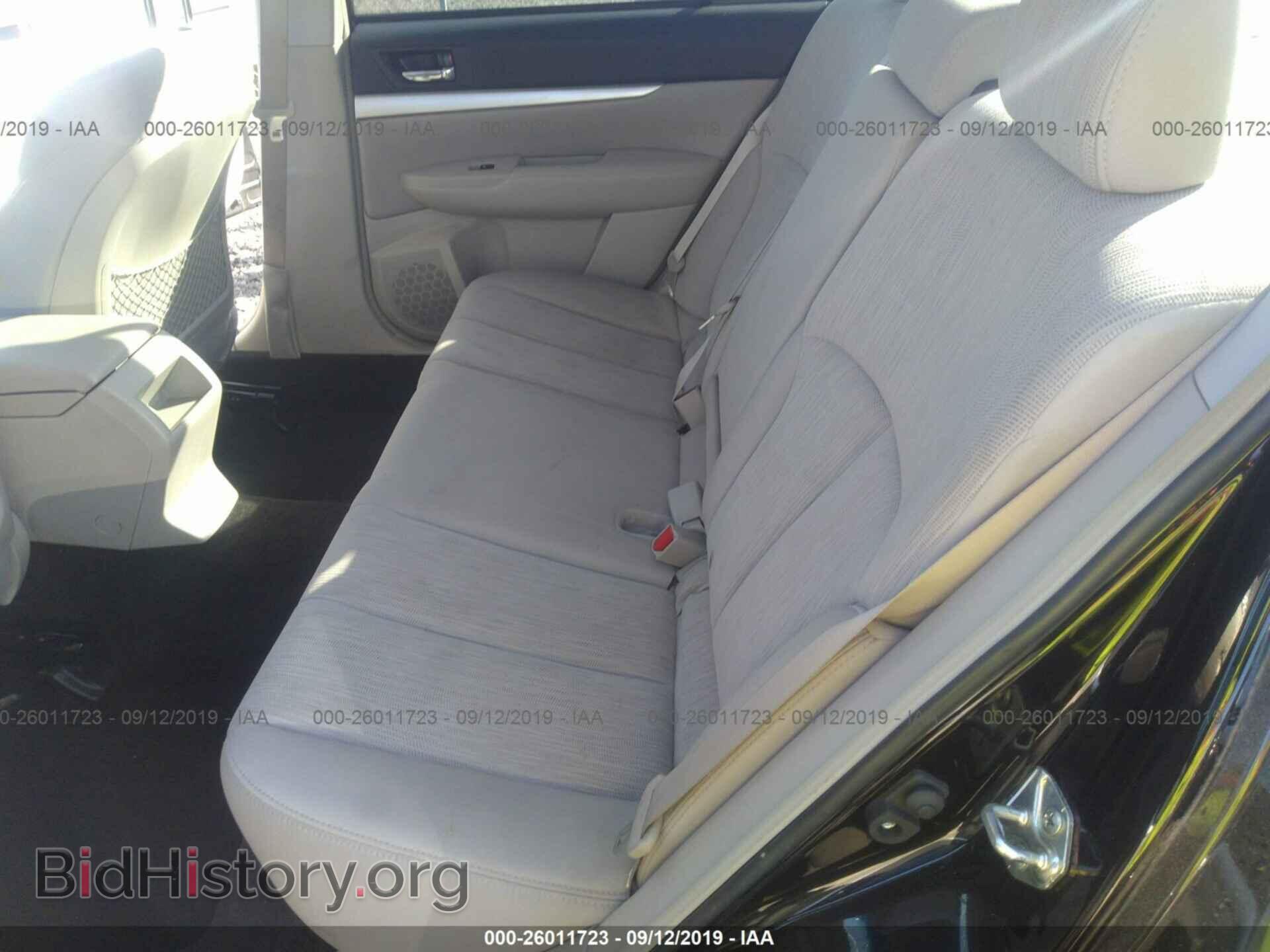 2013 SUBARU LEGACY - VIN: 4S3BMCA67D3008926 - Фото 8